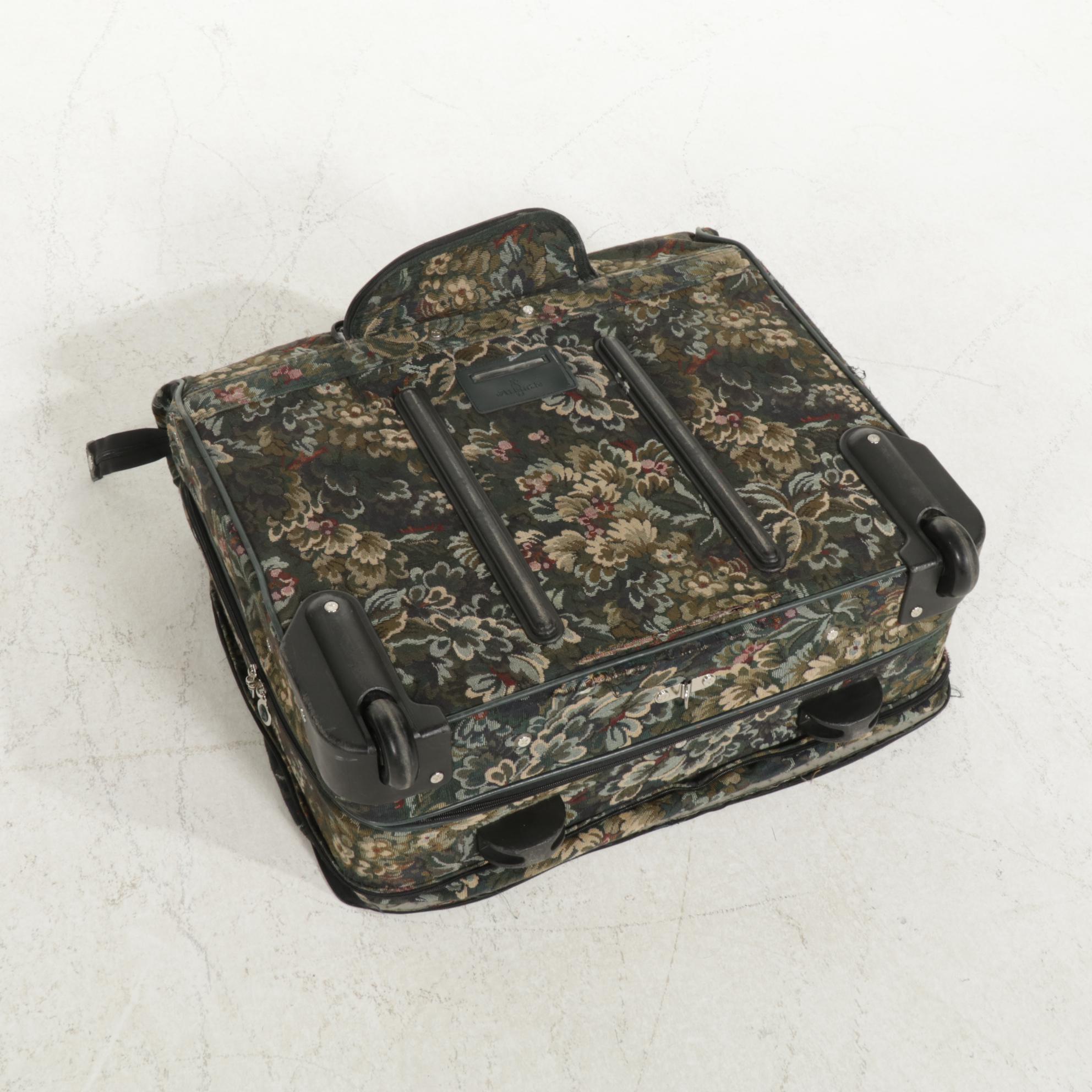 Atlantic Floral Tapestry Style Carry-On Bag and Rolling Garment Bag