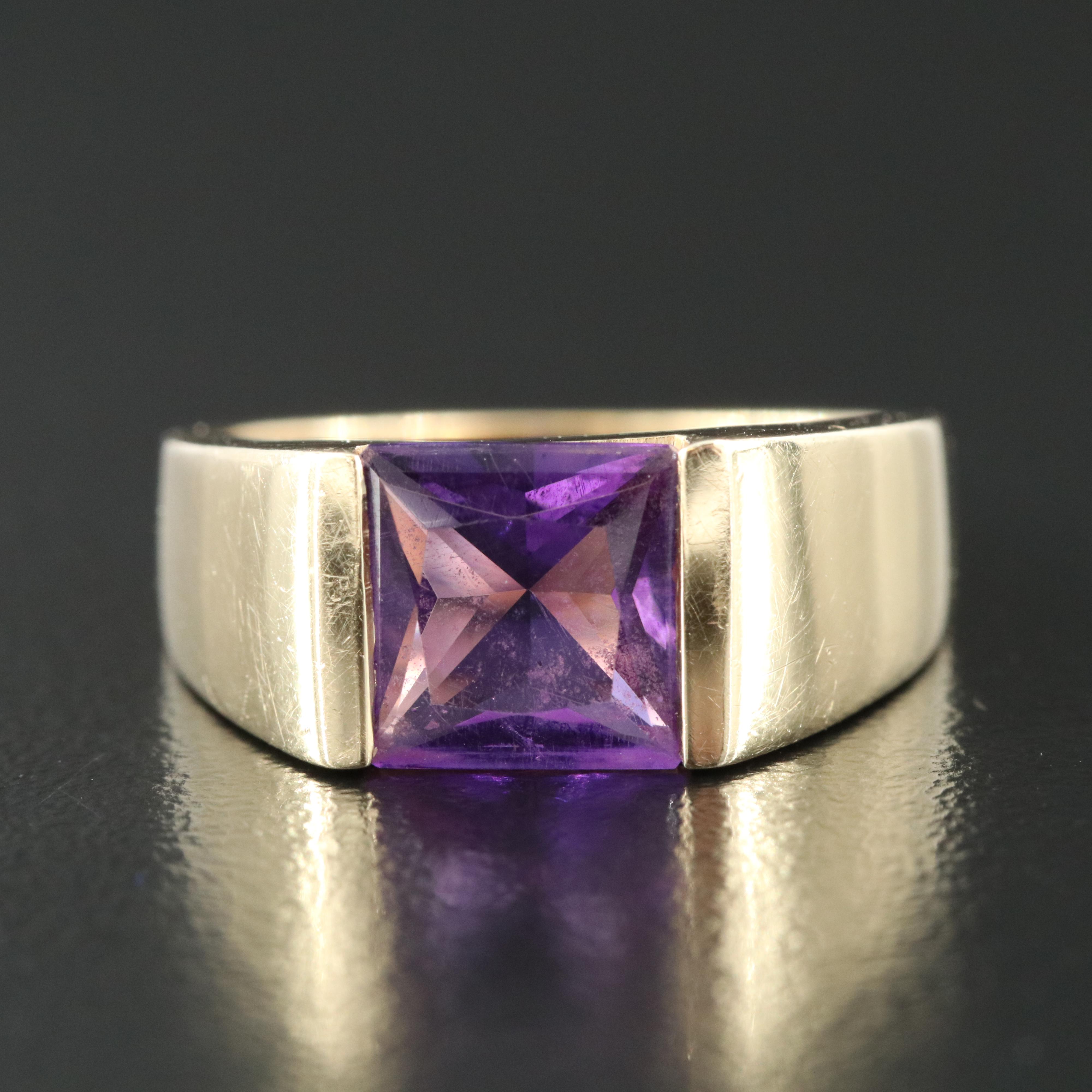 14K Amethyst Ring