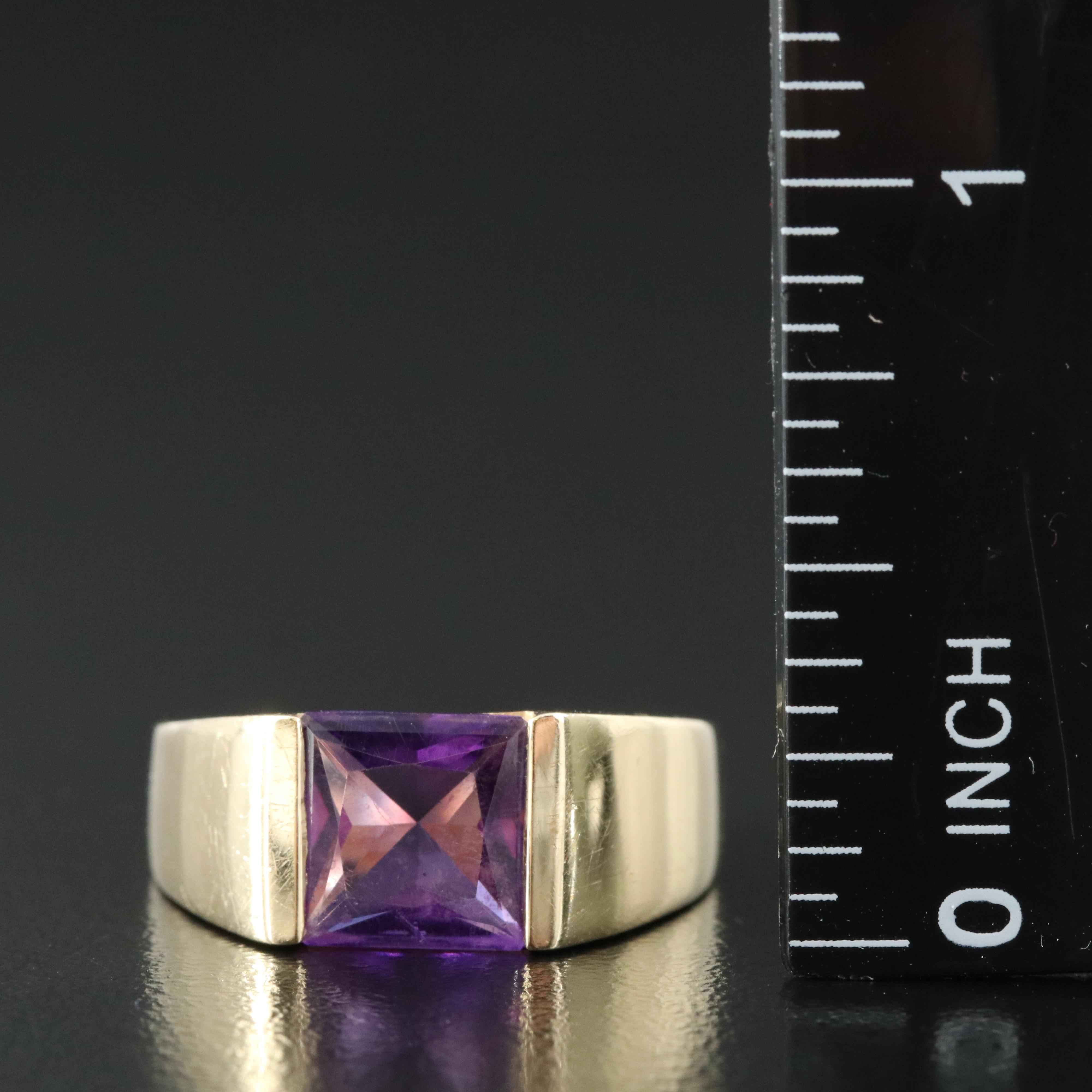 14K Amethyst Ring