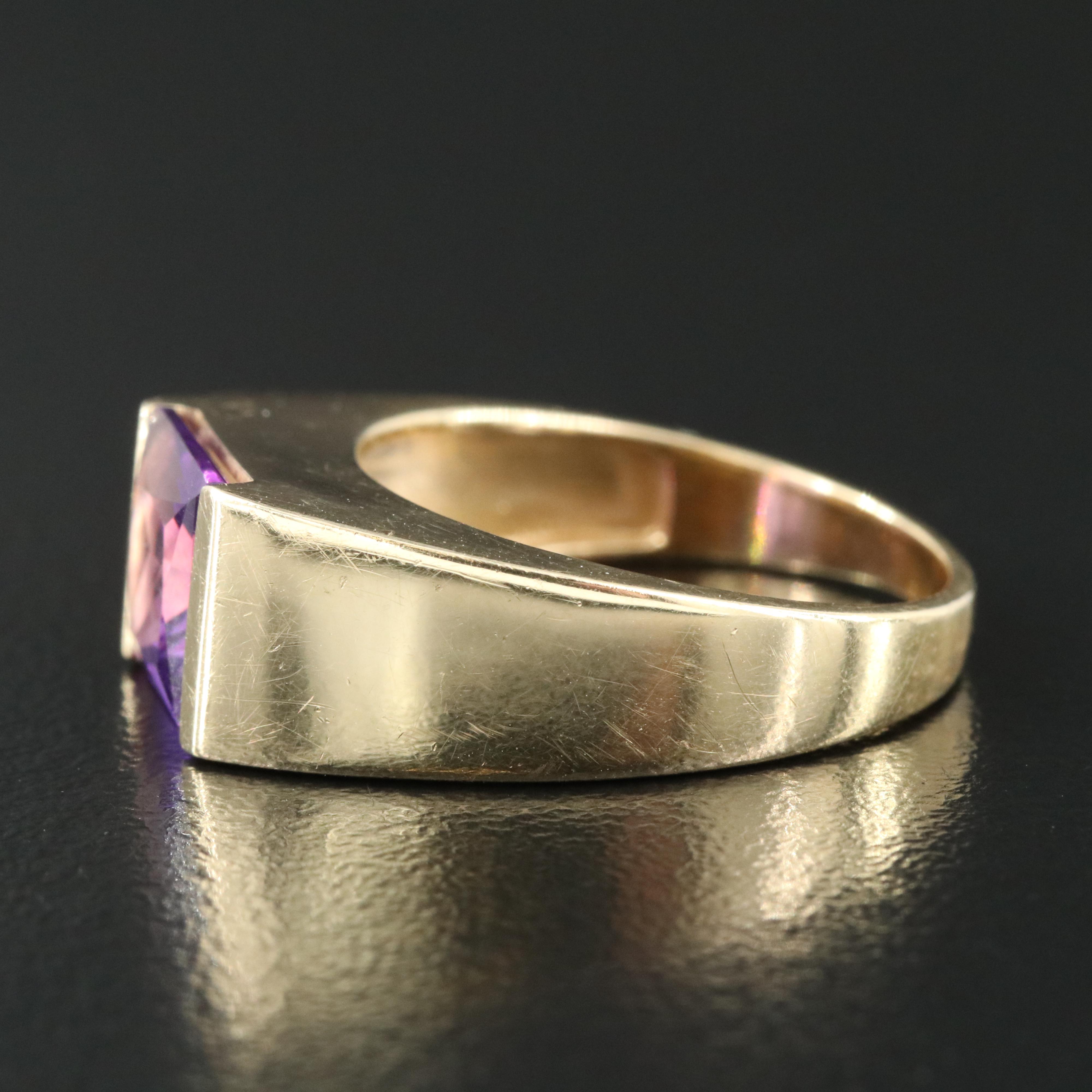 14K Amethyst Ring