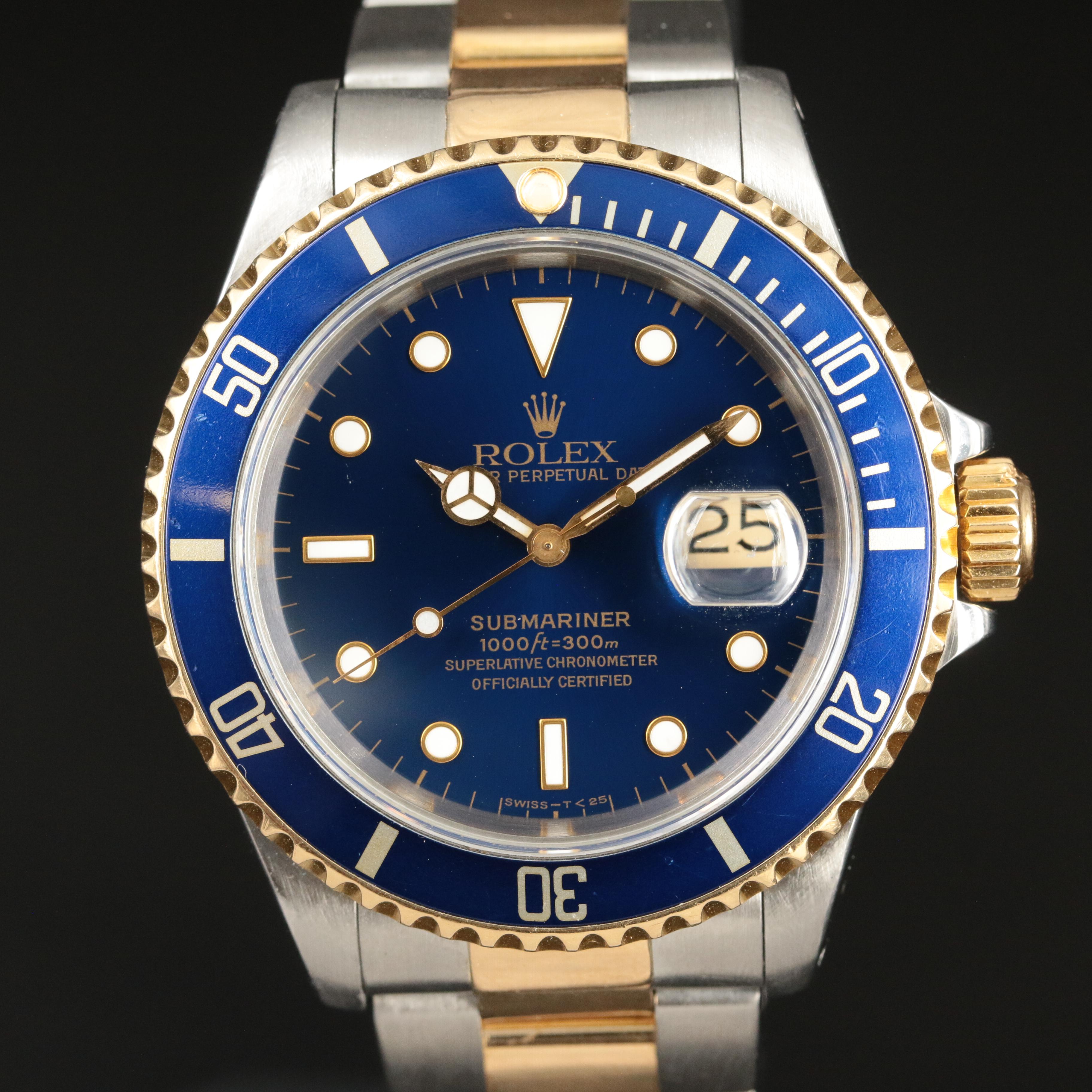 1991 Rolex Oyster Perpetual Submariner Watch