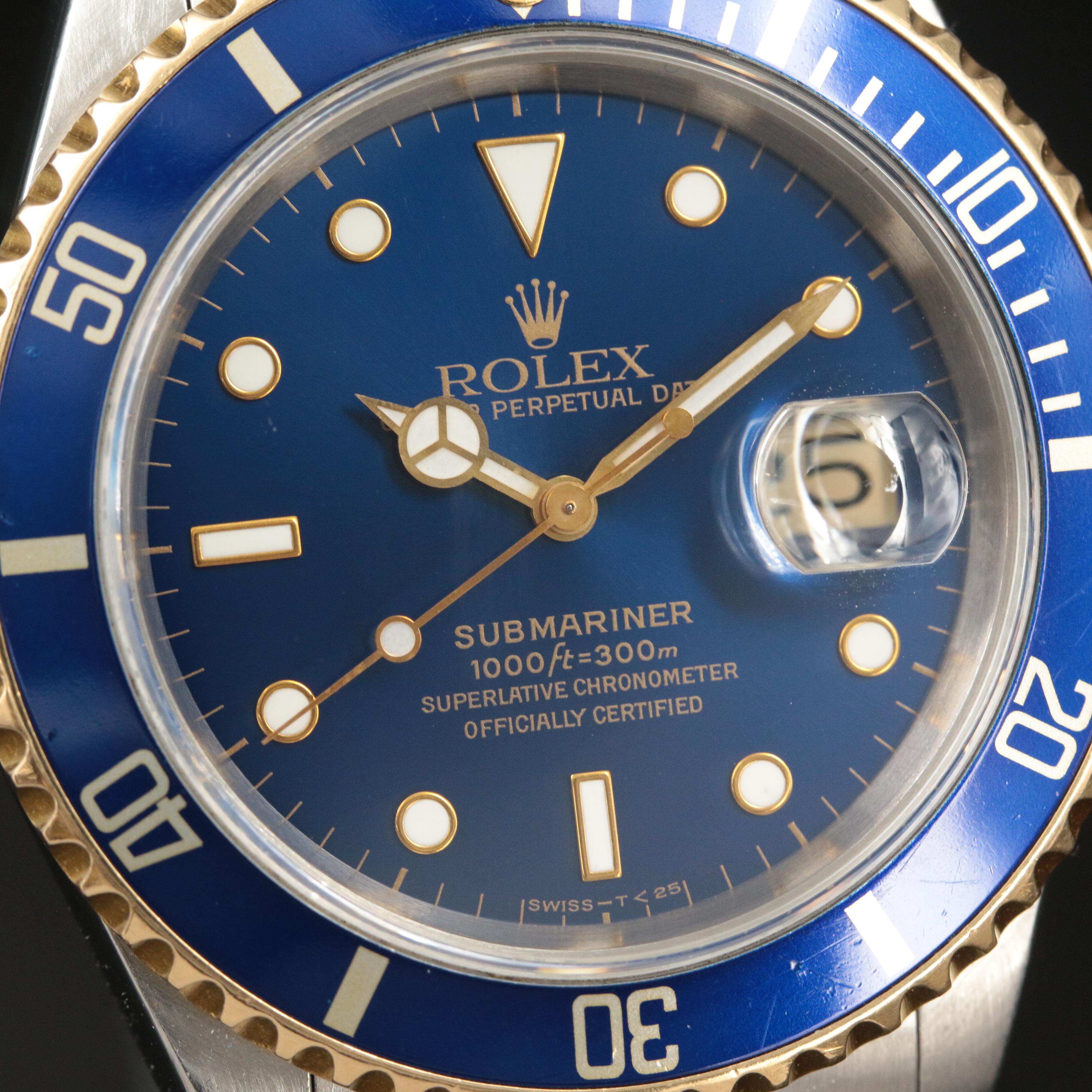 1991 Rolex Oyster Perpetual Submariner Watch