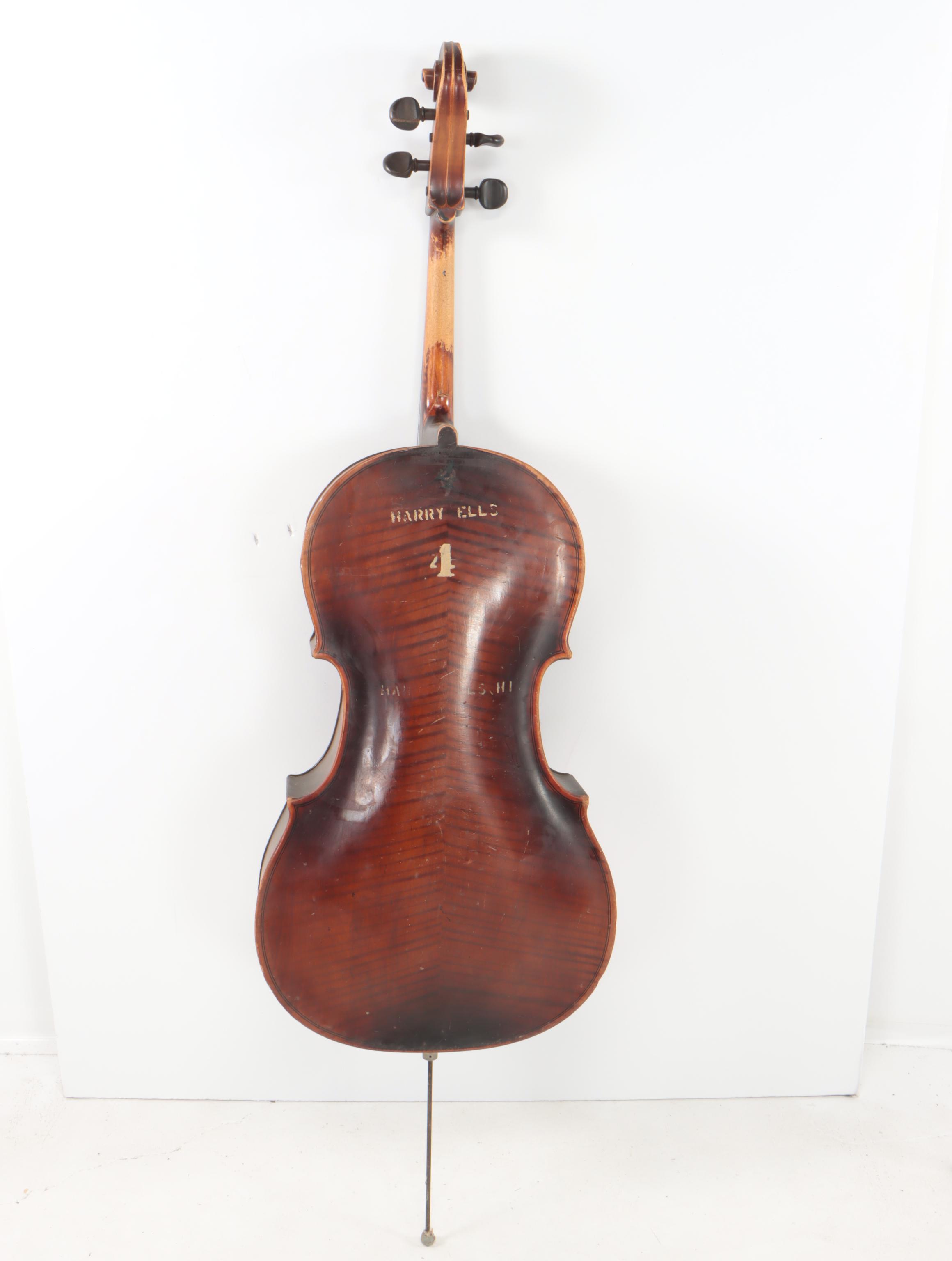 Student 4/4 Size Cello with Stand