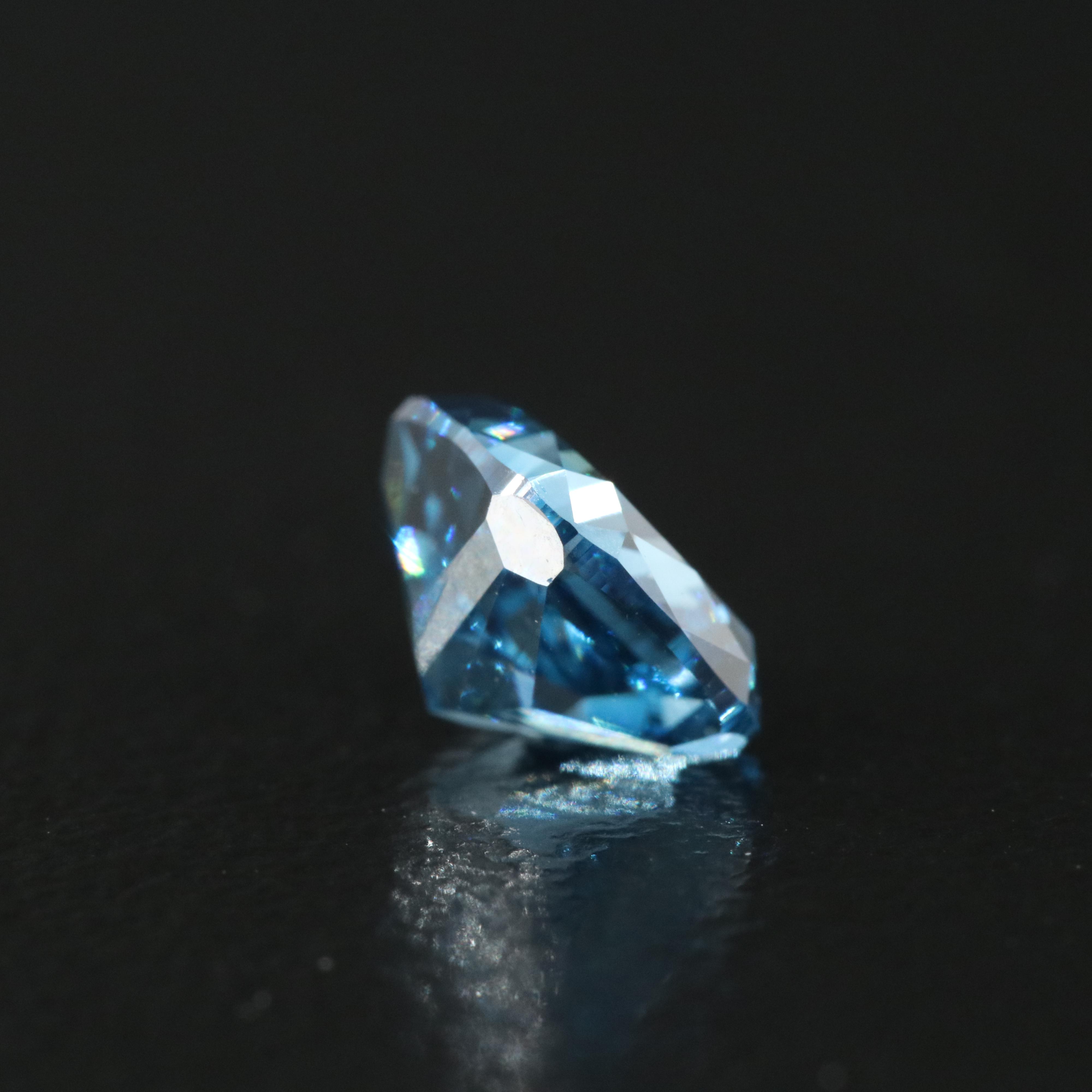 Loose 1.11 CT (Origin Undetermined) Fancy Dark Blue Diamond