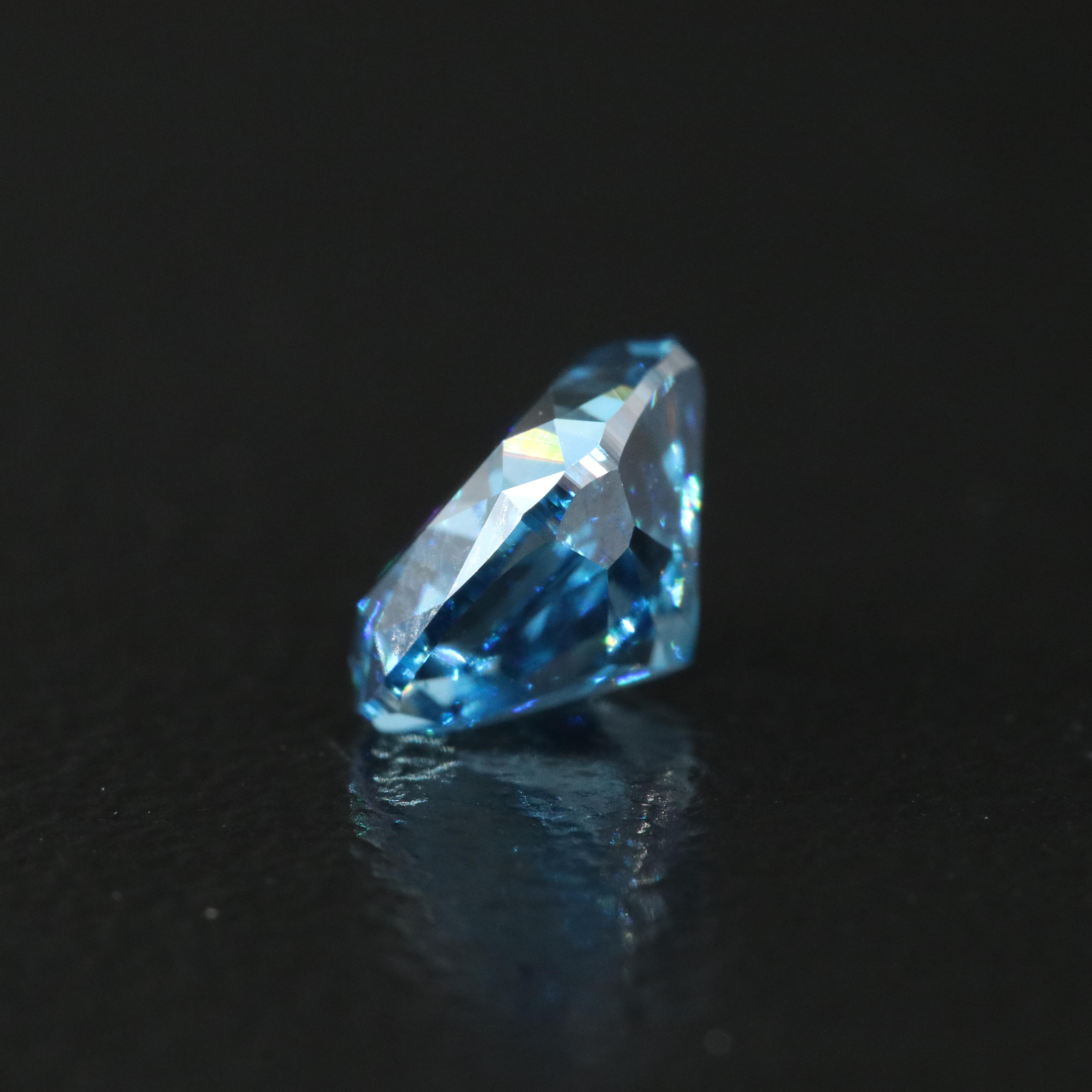Loose 1.11 CT (Origin Undetermined) Fancy Dark Blue Diamond