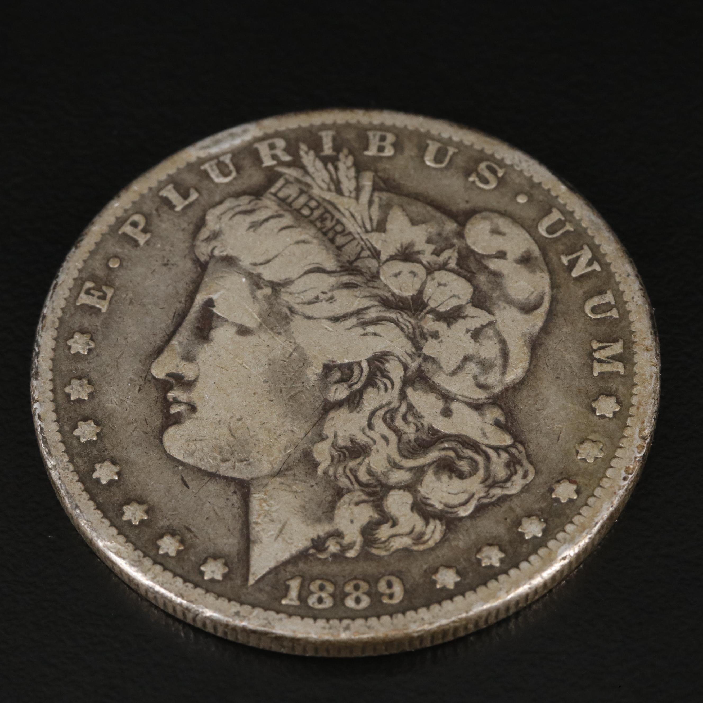 Low Mintage 1889 Carson City Morgan Silver Dollar