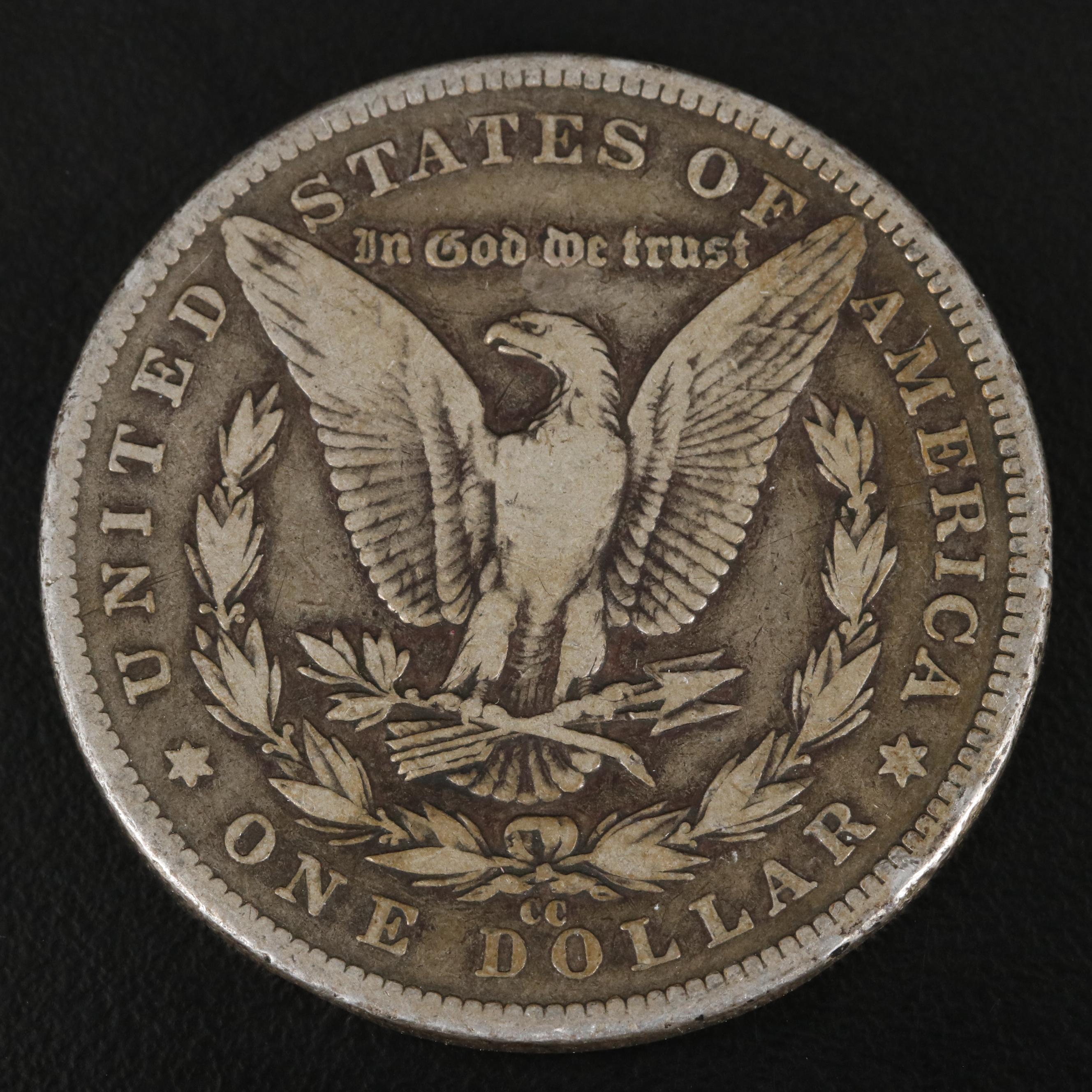 Low Mintage 1889 Carson City Morgan Silver Dollar