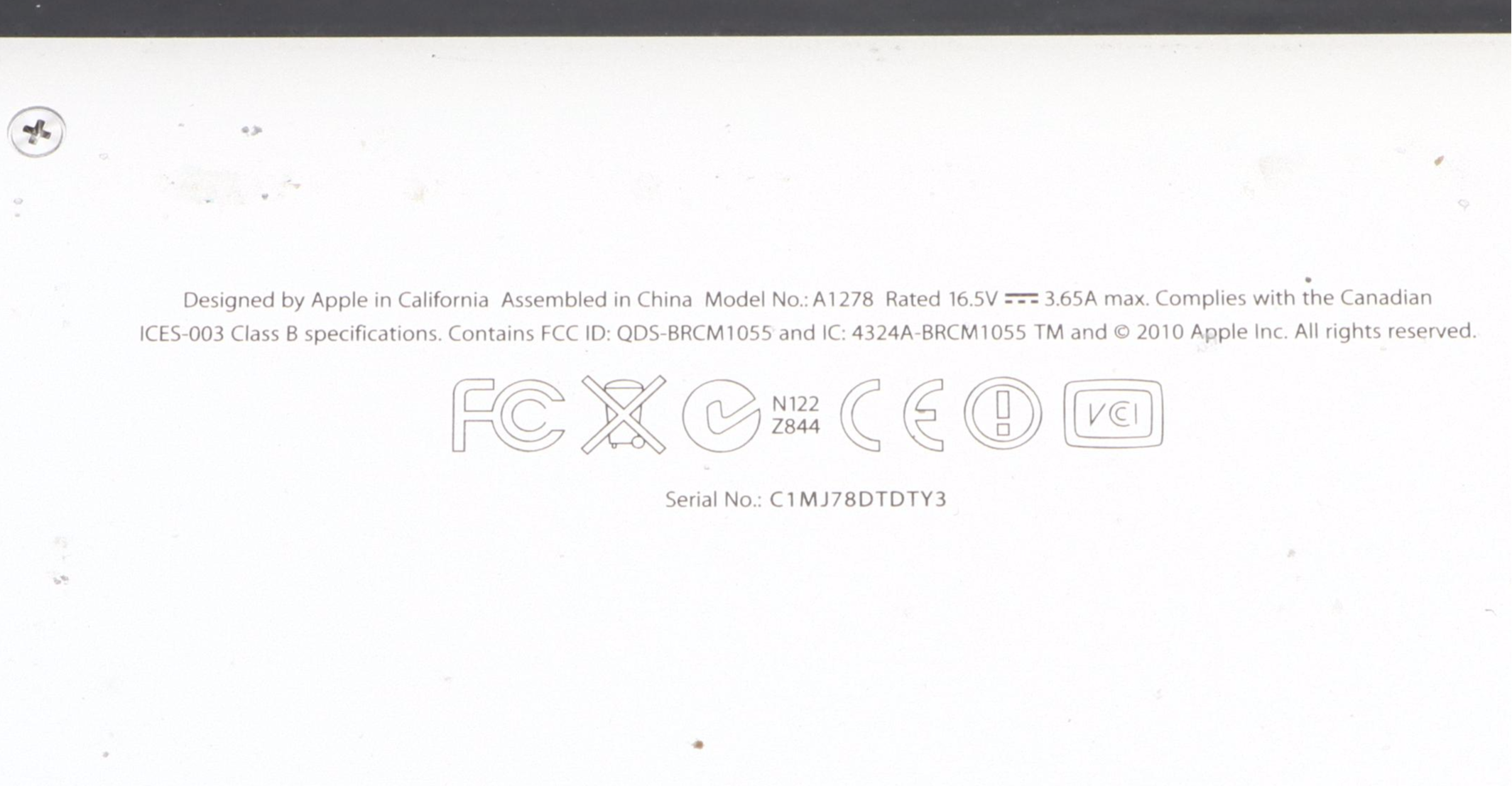 Apple 13" MacBook Pro Core i5 2.5 Laptop, Mid-2012