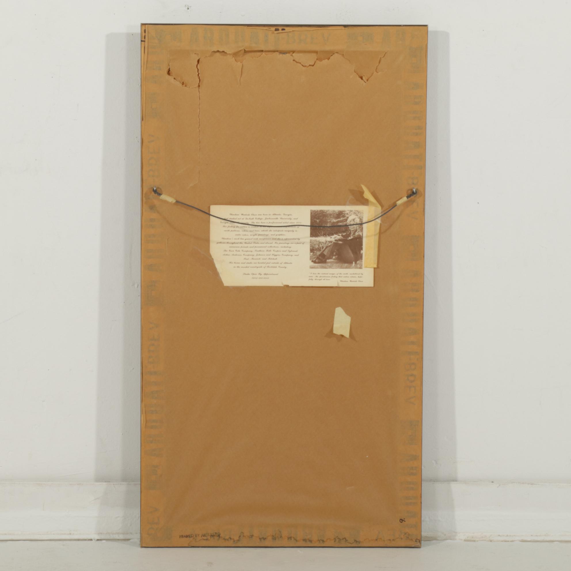 Charlene Winterle Olson Landscape Watercolor Painting, Late 20th Century