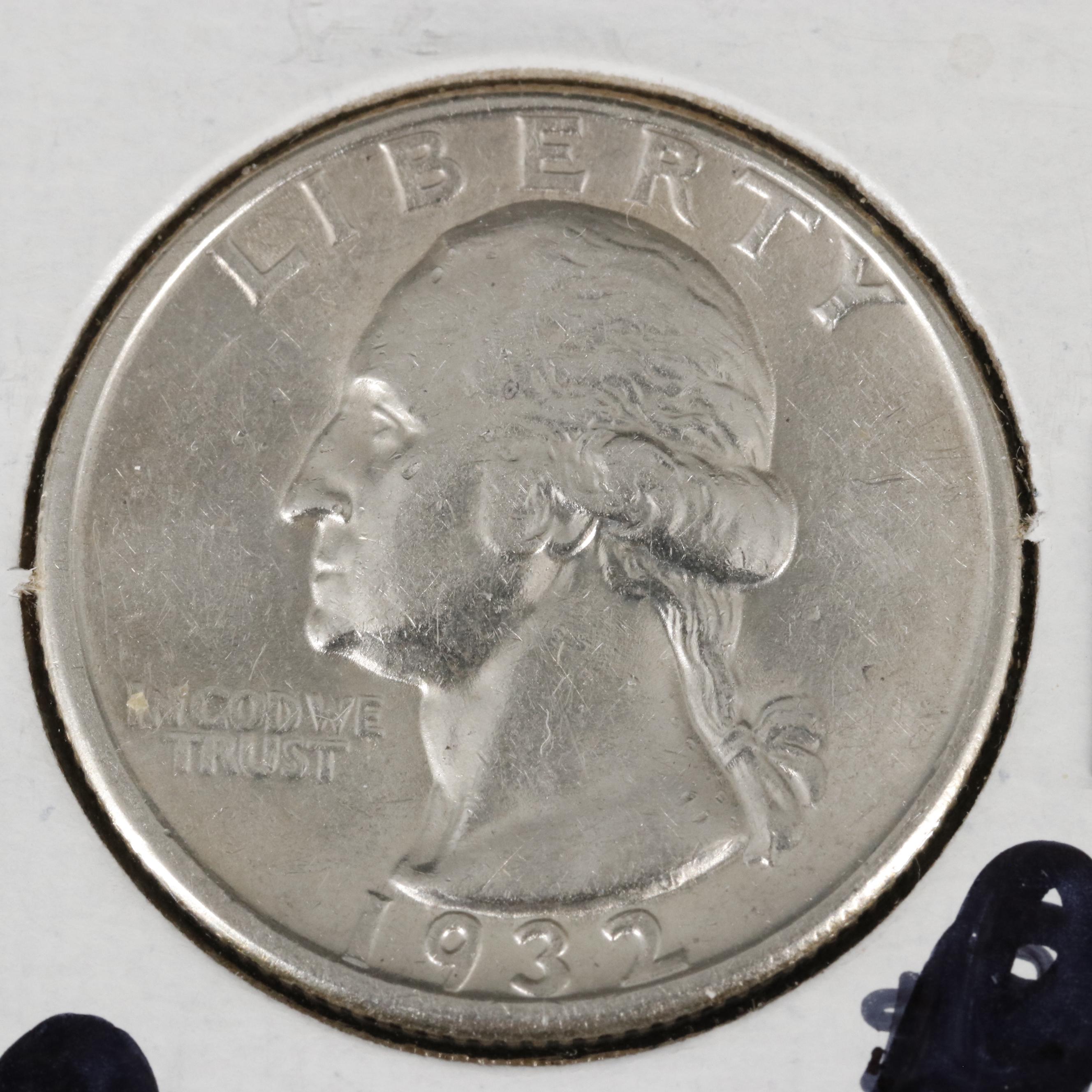 Key Date Low Mintage 1932-D Washington Silver Quarter