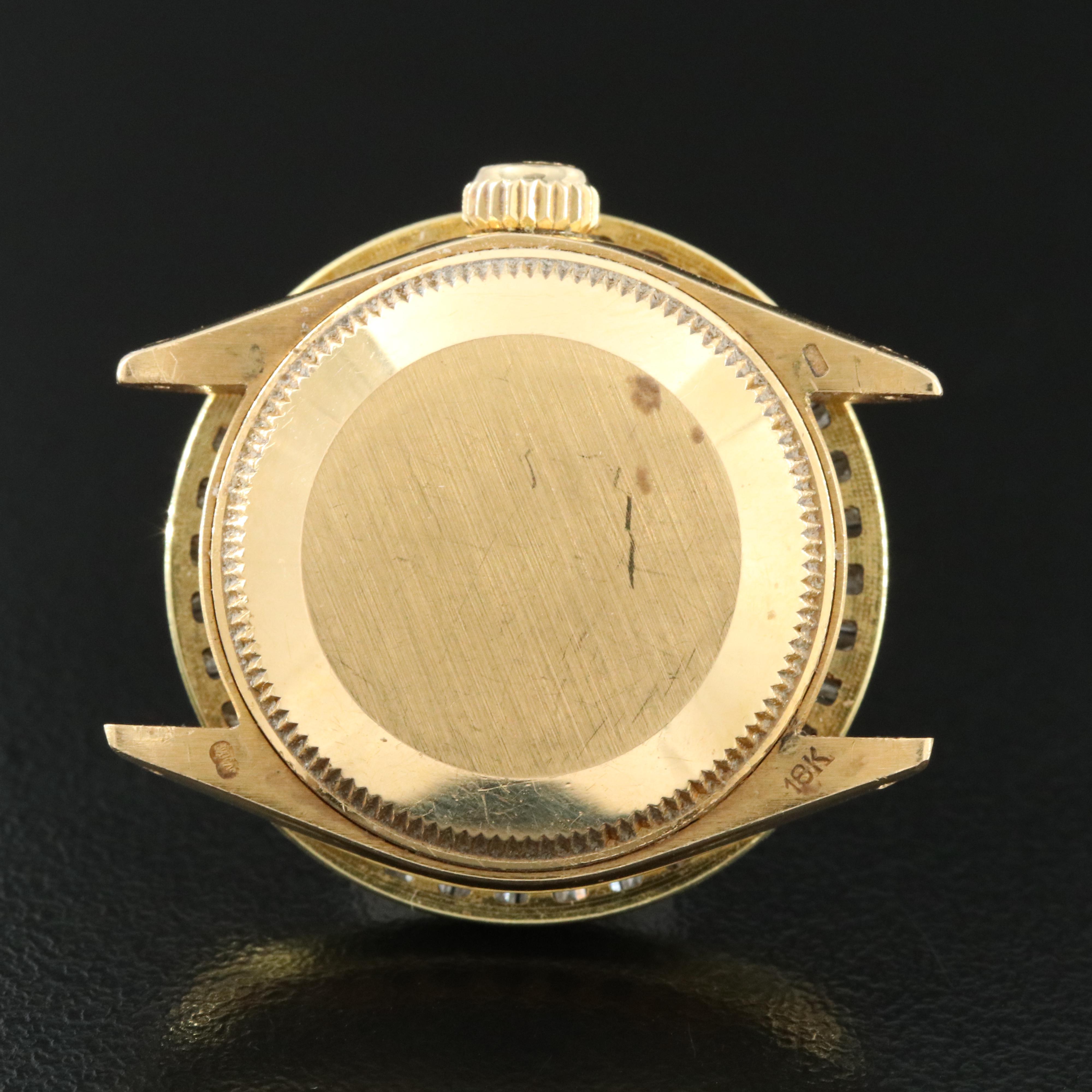 1974 Rolex Custom 2.02 CTW Diamond and Ruby Dial and Bezel Datejust Watch