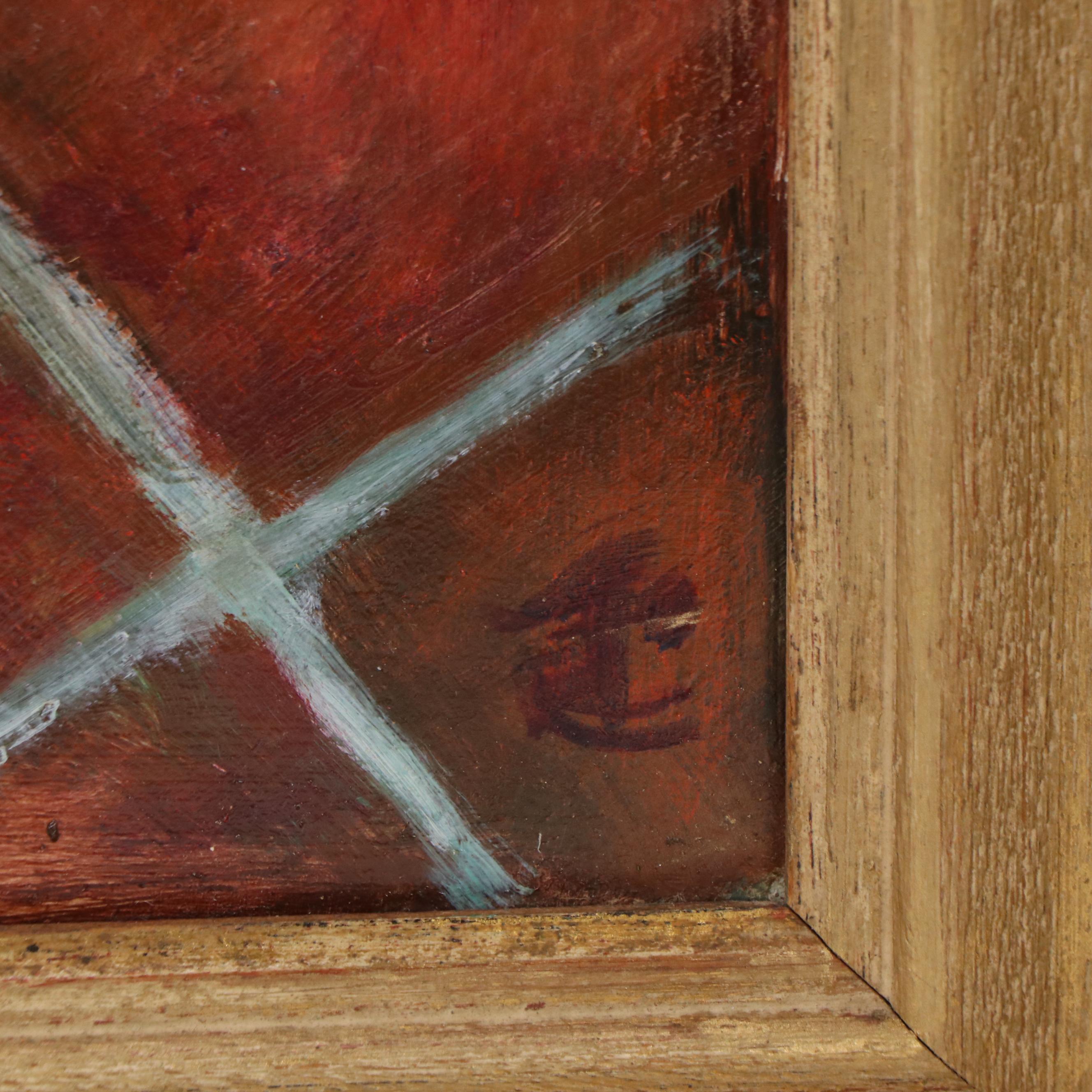 Philip Corley Figurative Oil Painting of Female Nude Undressing