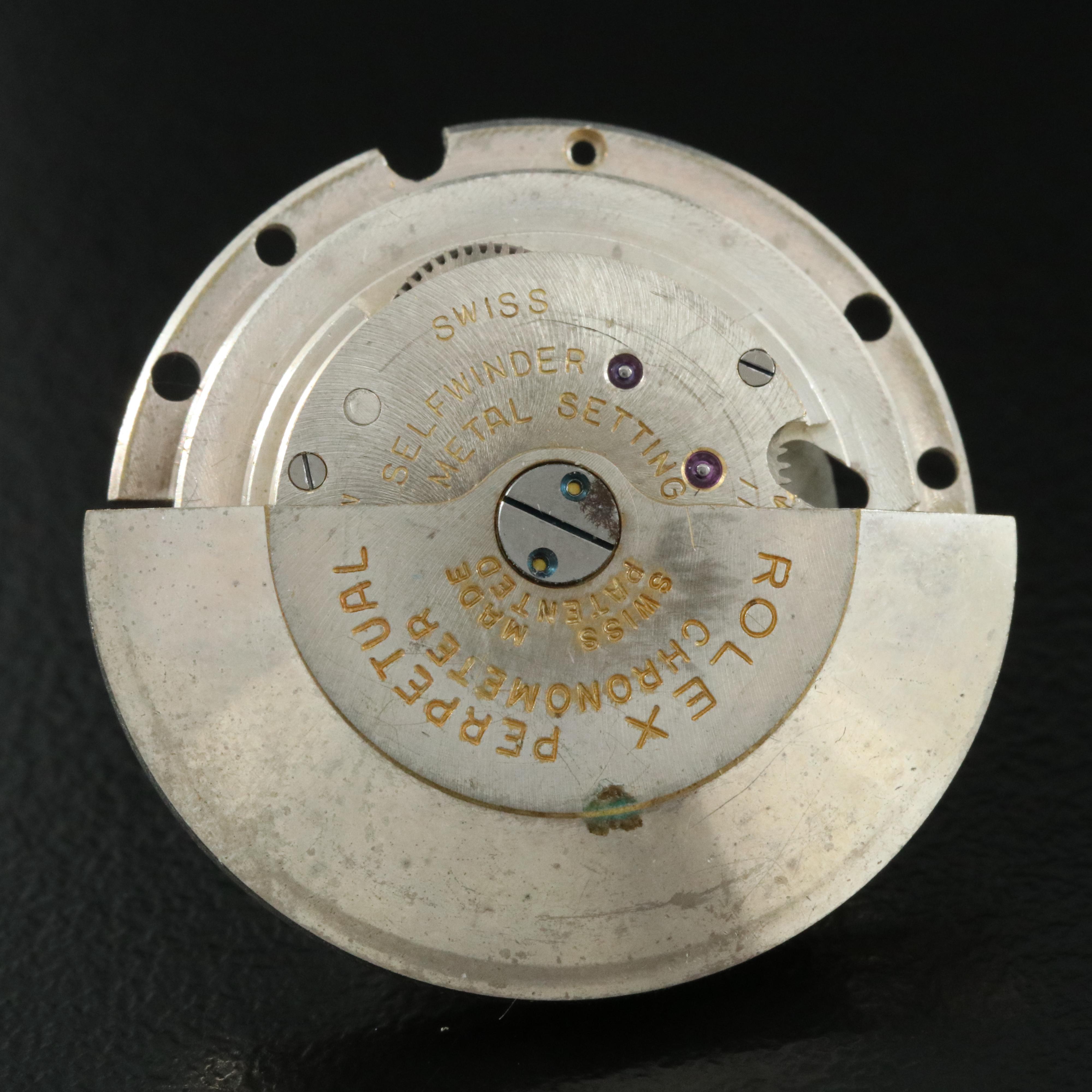 Vintage Rolex 1954 Bubble Back, Waffle Dial Watch