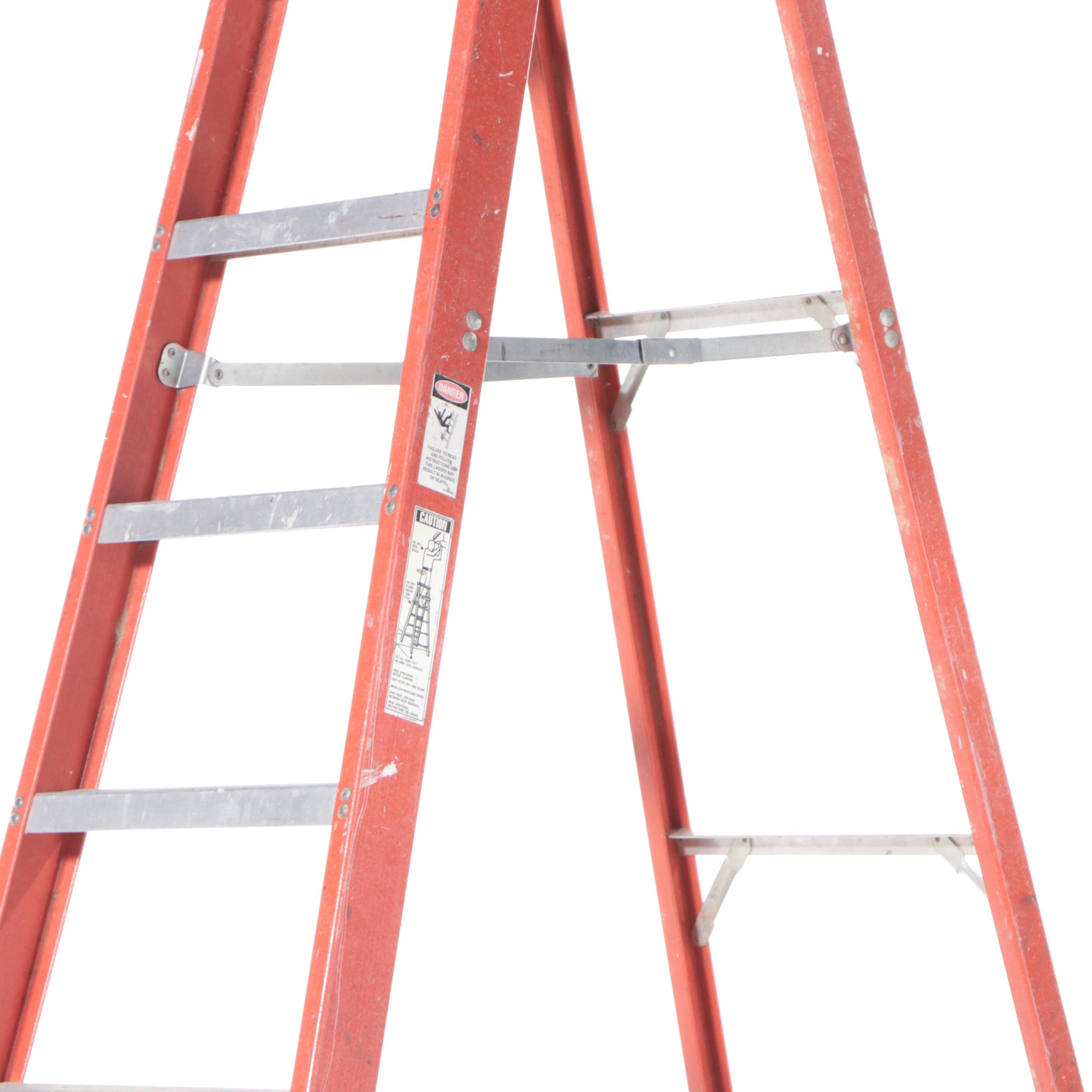 Louisville 10' Aluminum Step Ladder