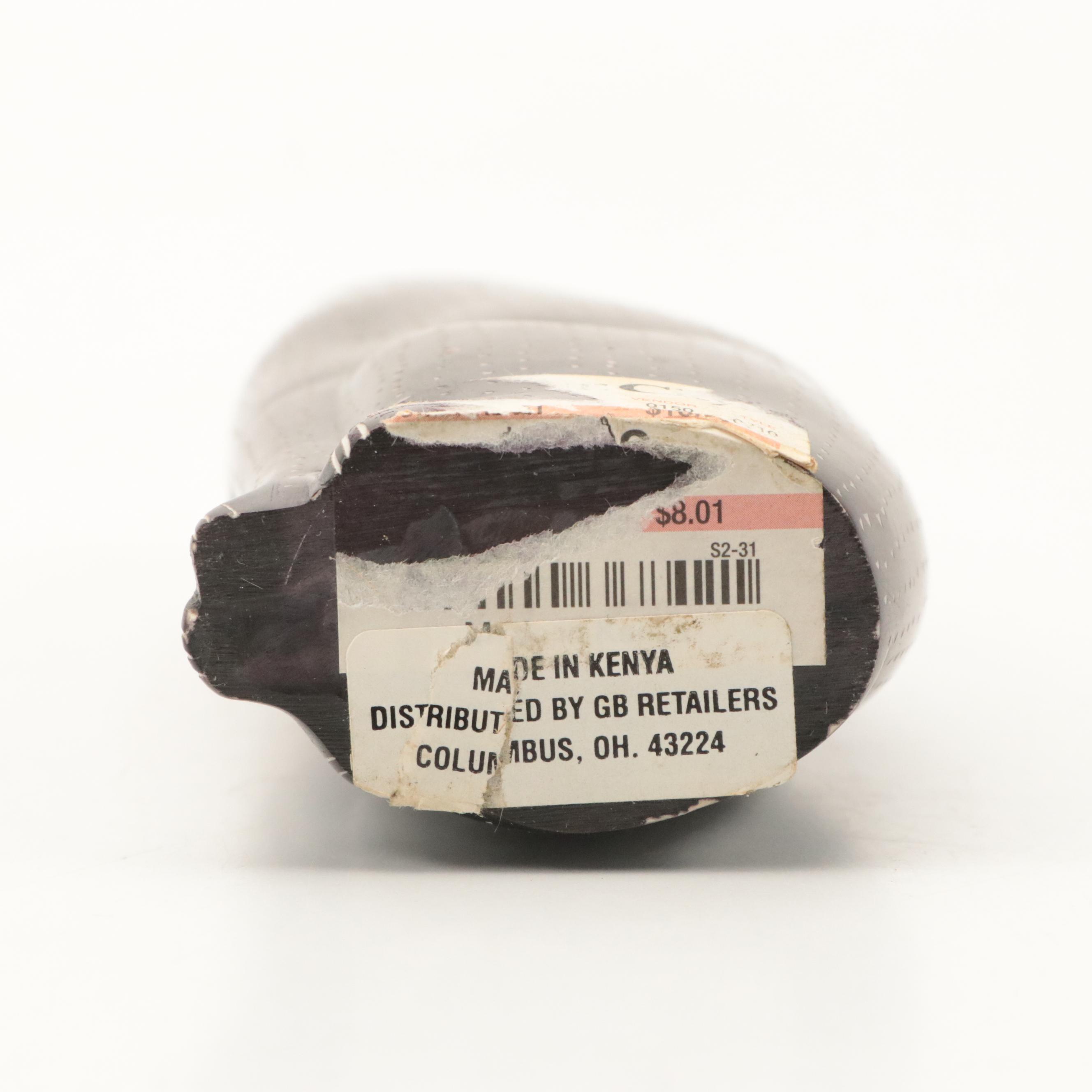 Bella Case by Ganz Ceramic Cat Figurine with Kenyan Carved Stone Cat Figurine