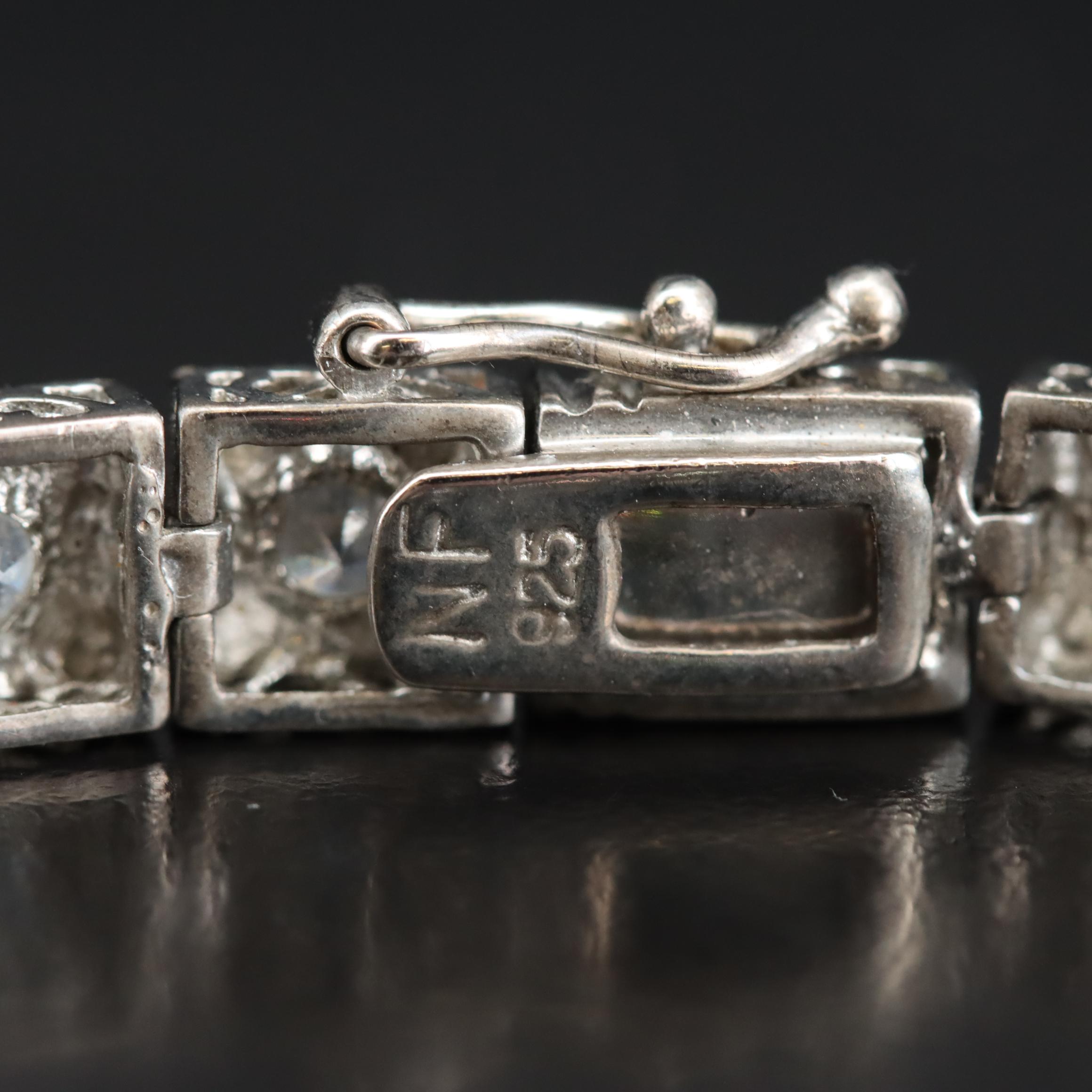 Sterling CZ Line Bracelets