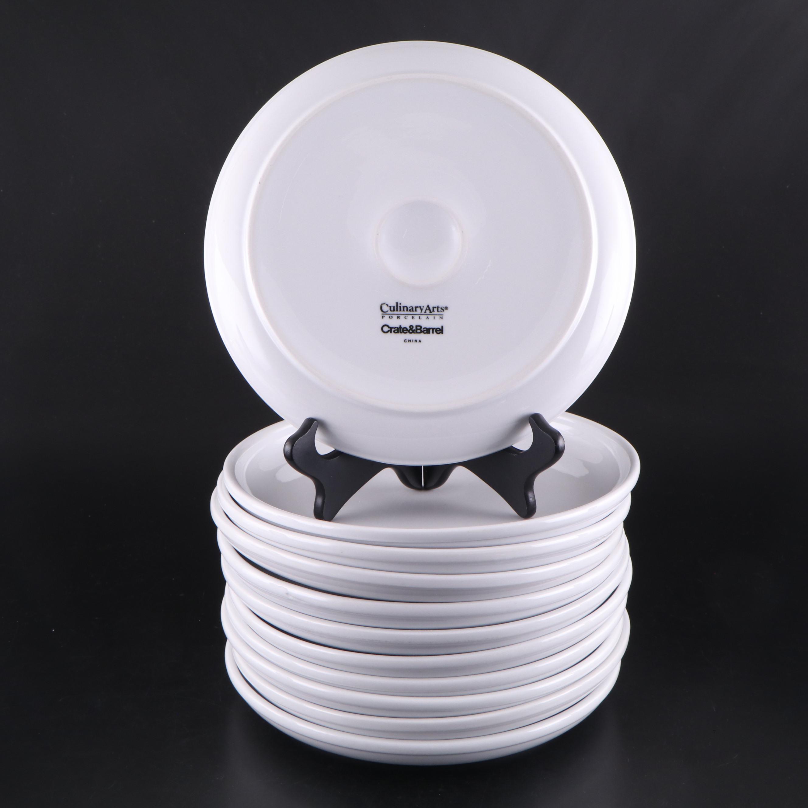 Crate & Barrel Culinary Arts and Other Porcelain Dinnerware