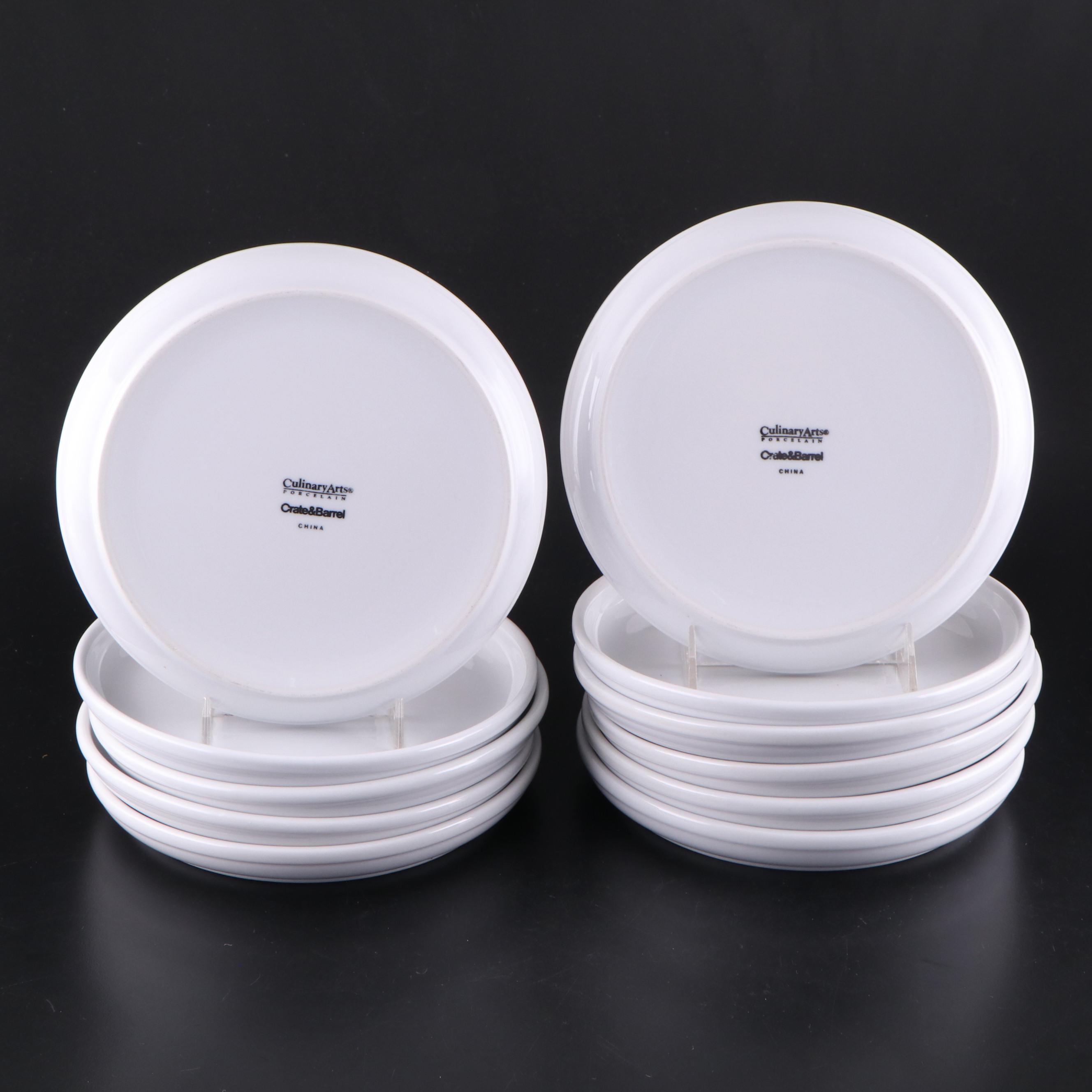 Crate & Barrel Culinary Arts and Other Porcelain Dinnerware