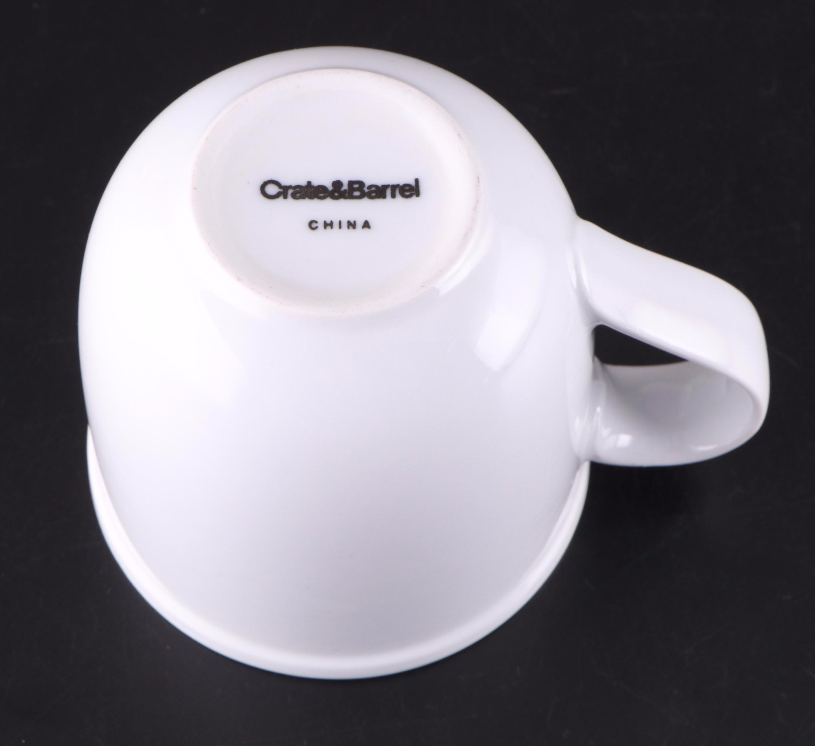 Crate & Barrel Culinary Arts and Other Porcelain Dinnerware