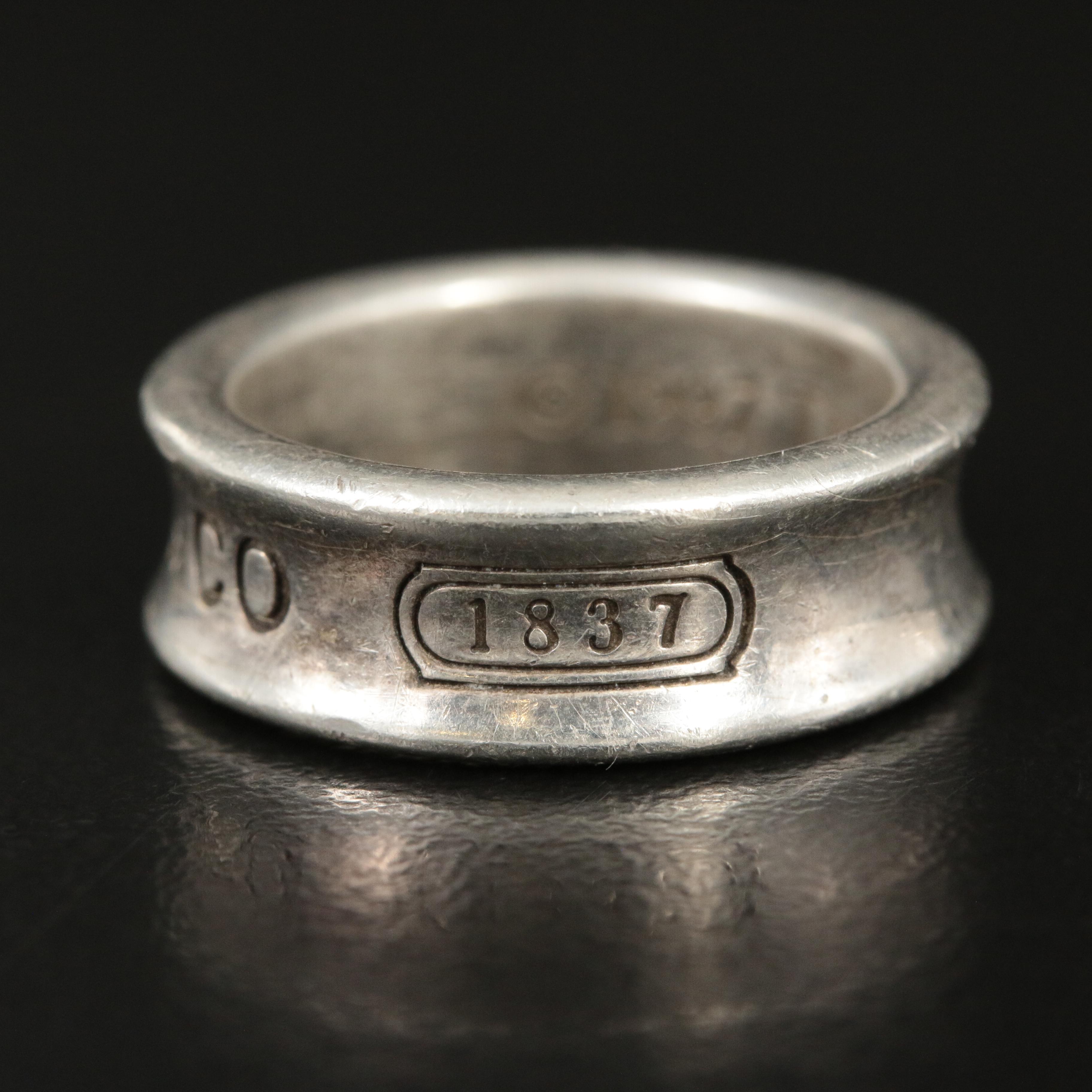 Tiffany & Co. 1837 Sterling Band