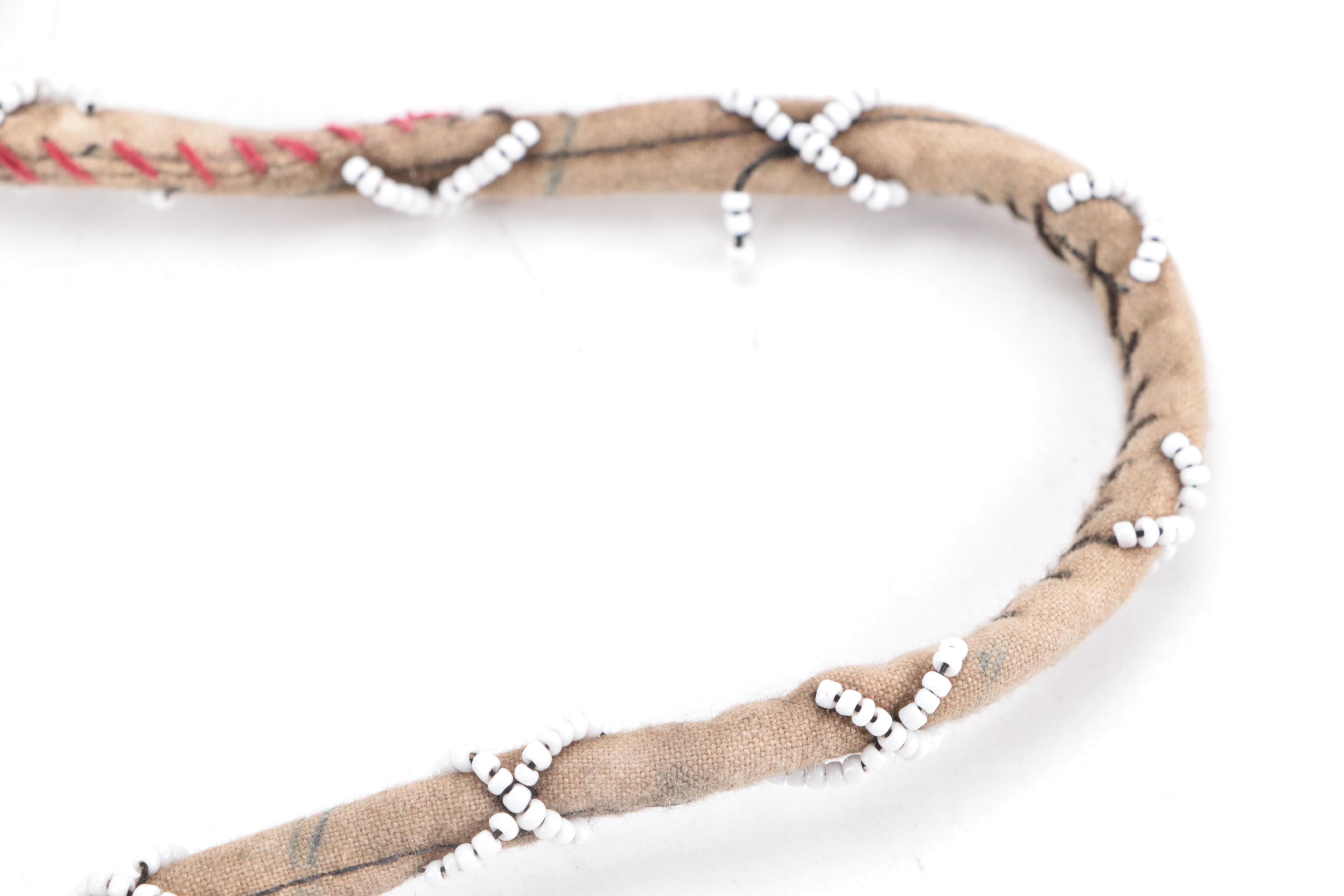 Yoruba African Beaded Fabric Divination Bag