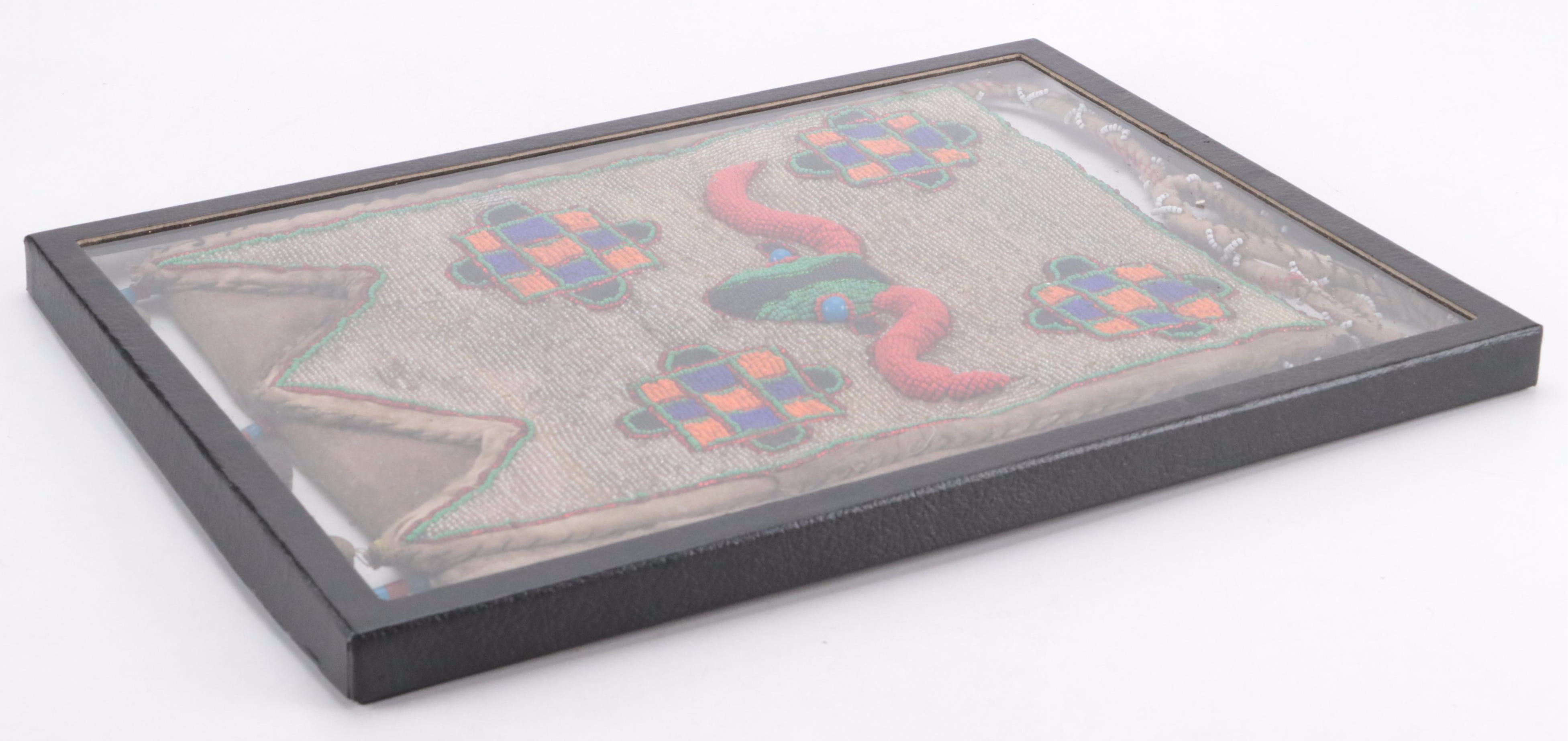 Yoruba African Beaded Fabric Divination Bag