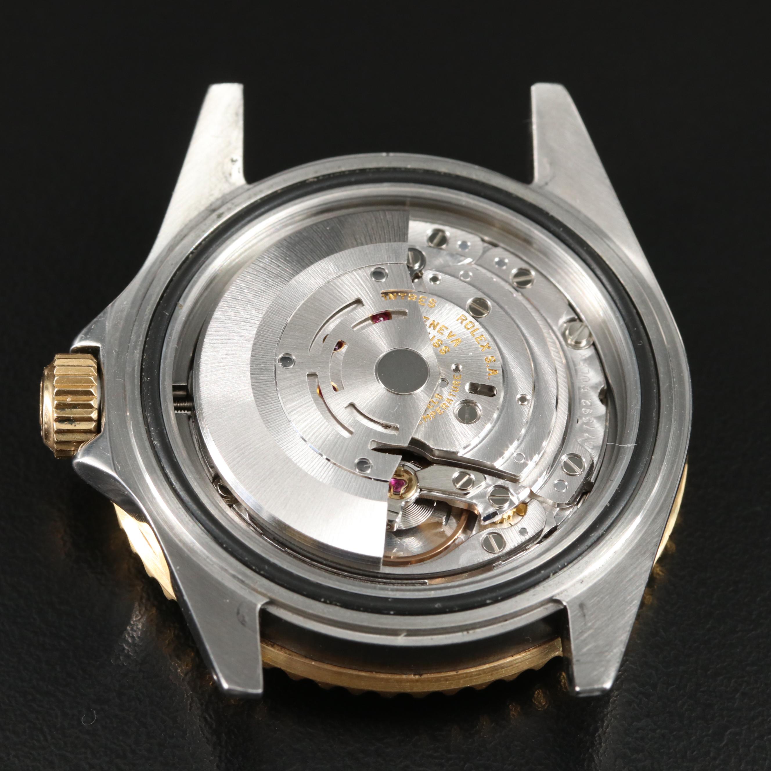 1991 Rolex Submariner Black Dial Yellow Rolesor Watch