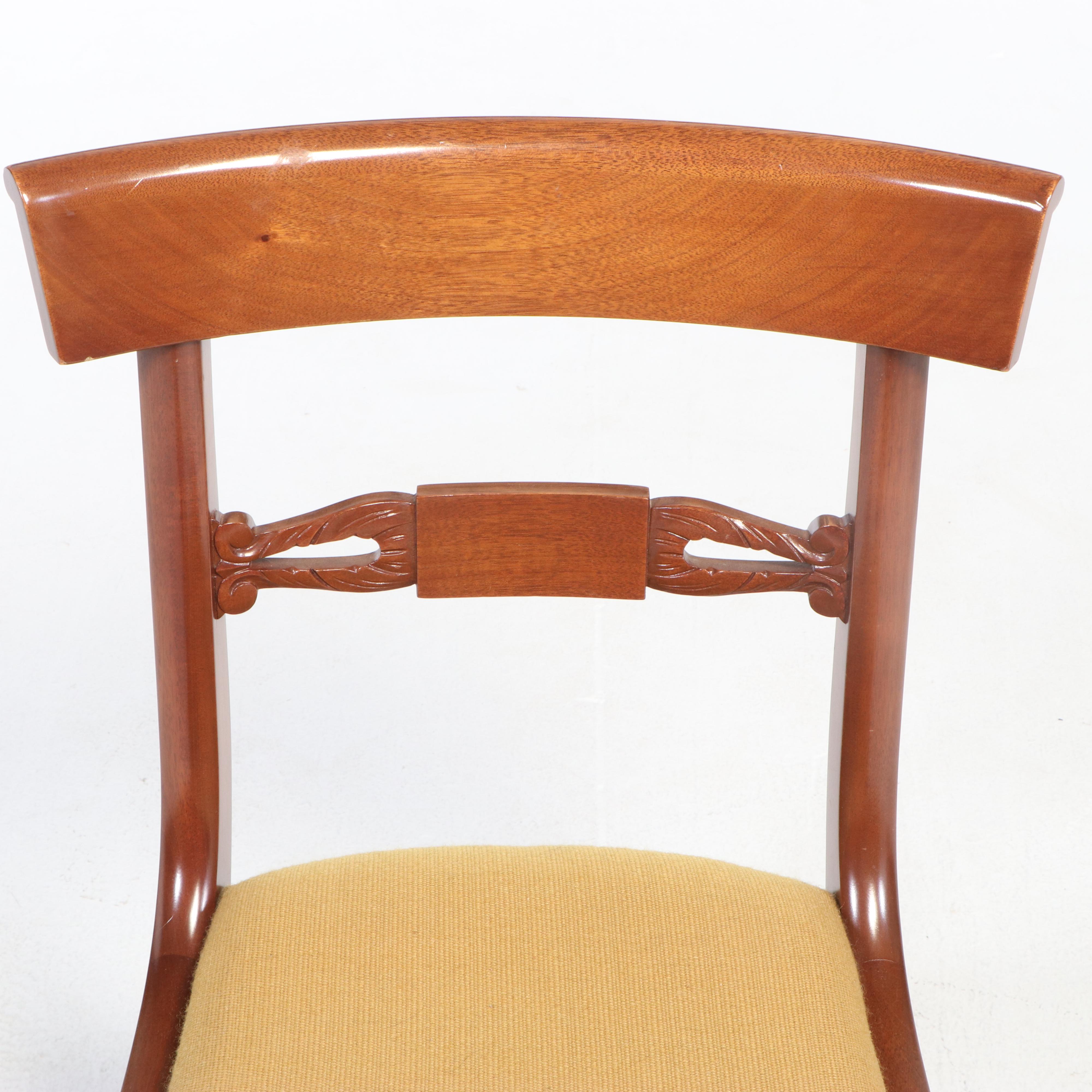Four Biggs of Richmond, Virginia Classical Style Mahogany Dining Side