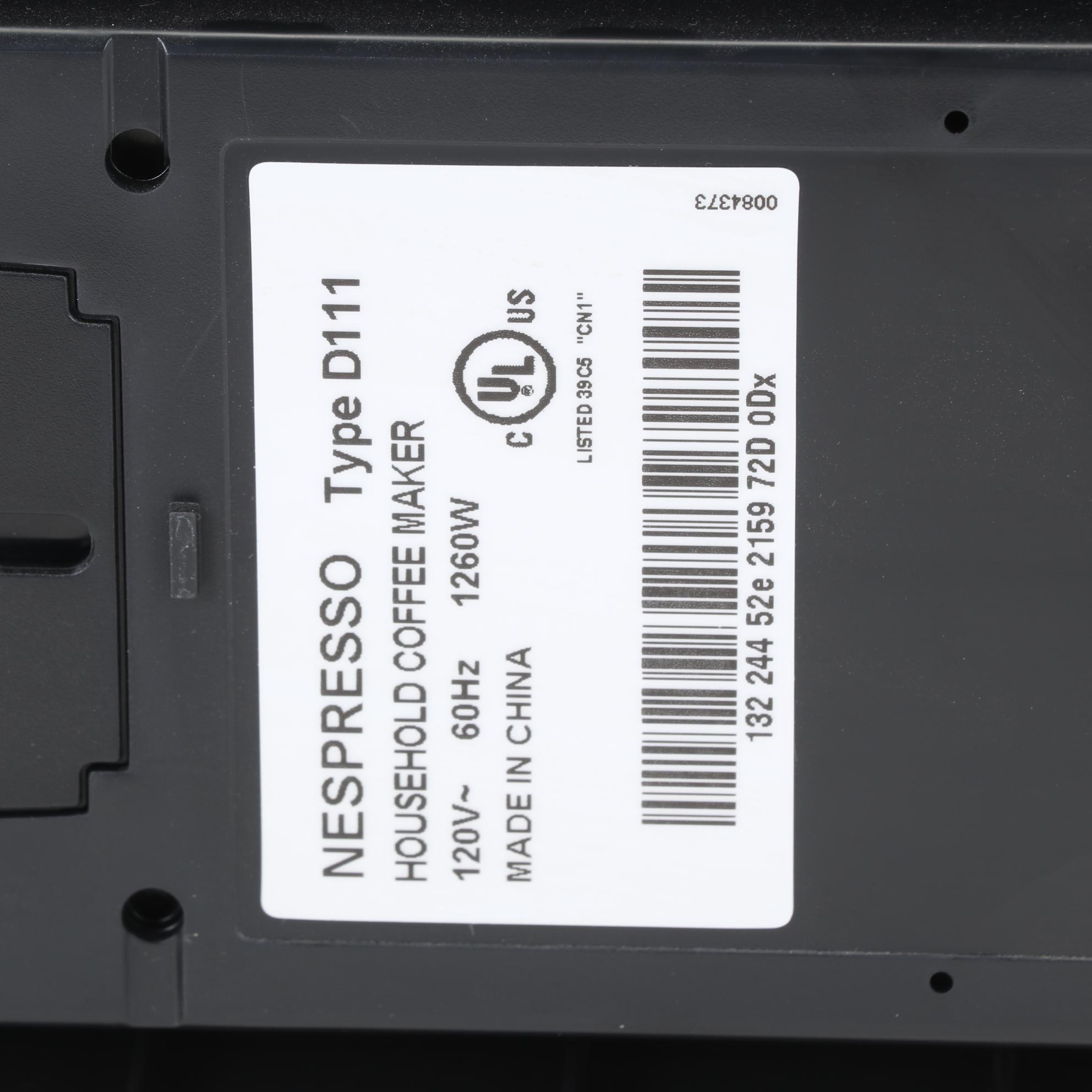 Nespresso CitiZ Espresso Machine with Konitz Porcelain Espresso Cups and Saucers