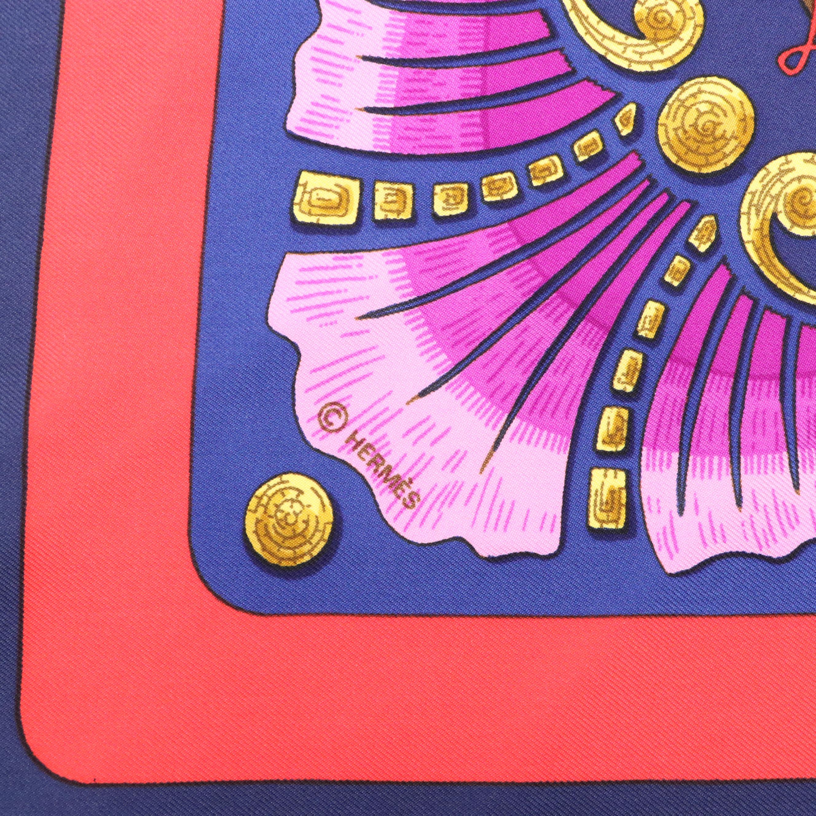 Hermès "Cheval Turc" Silk Twill Scarf 90