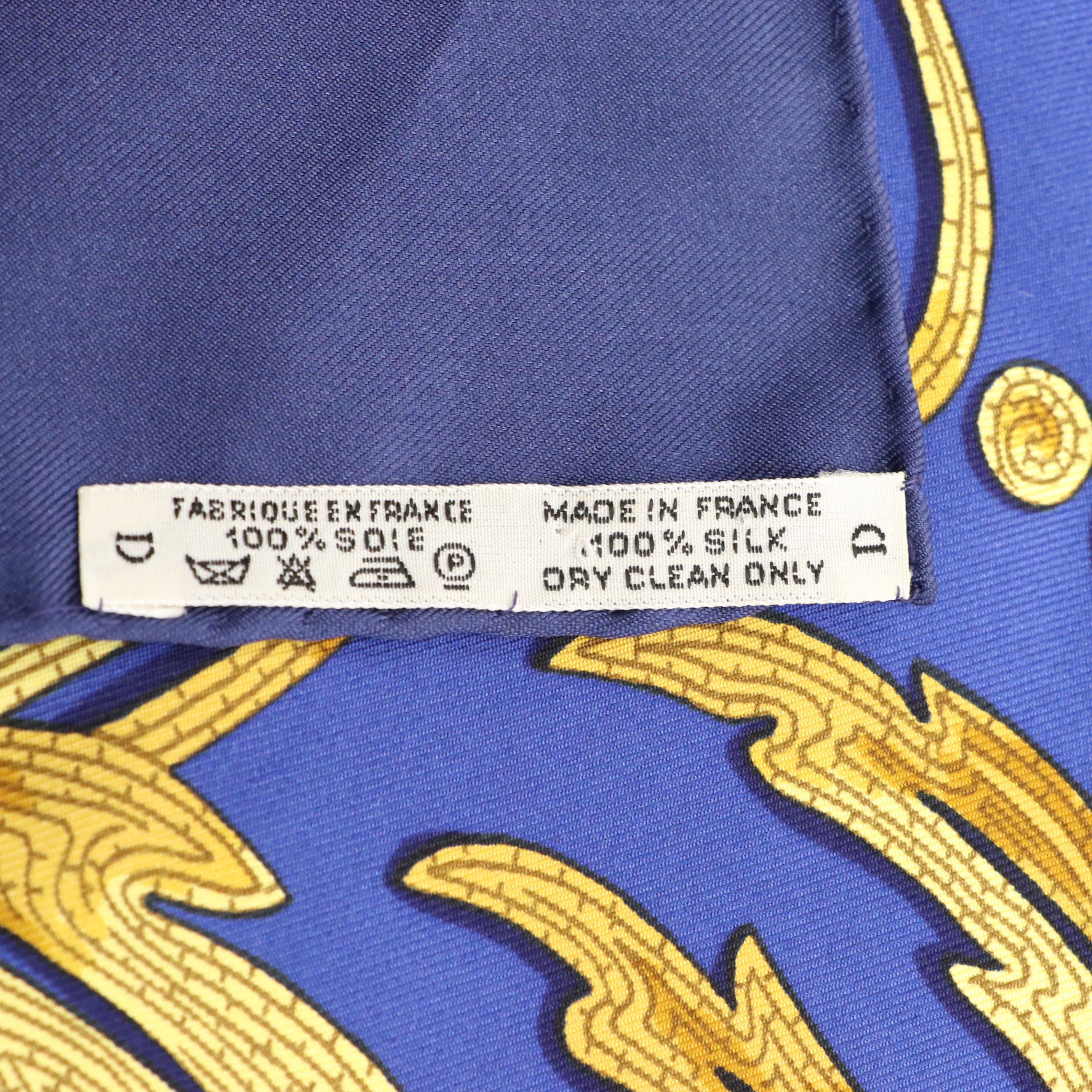 Hermès "Cheval Turc" Silk Twill Scarf 90