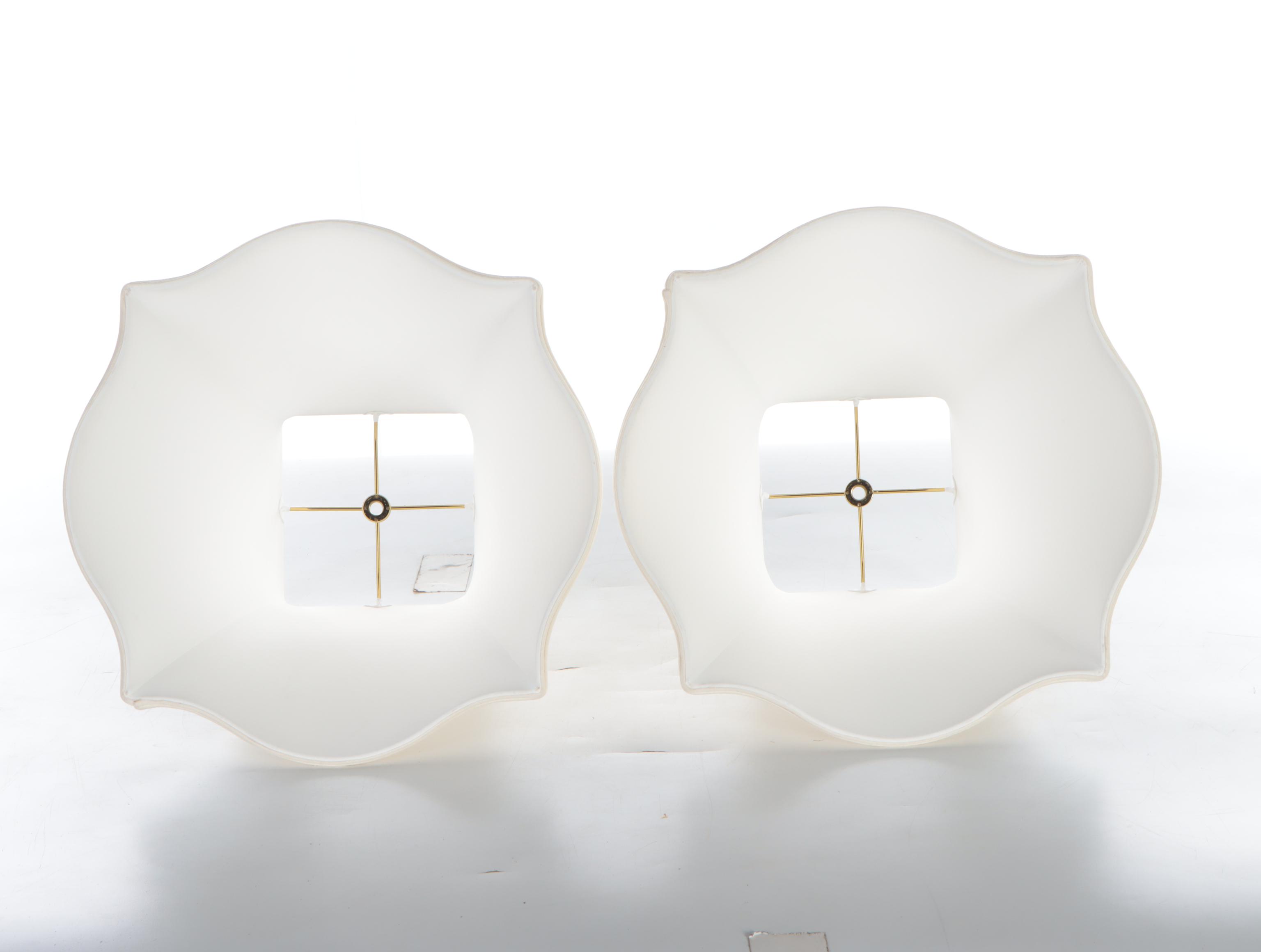 Pair of Celadon Porcelain Table Lamps