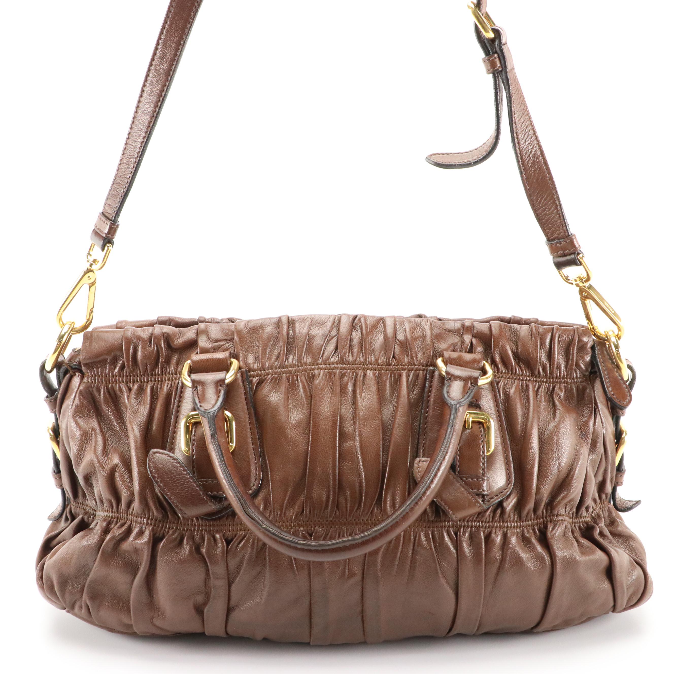 Prada Gaufre Nappa Leather Two-Way Bag