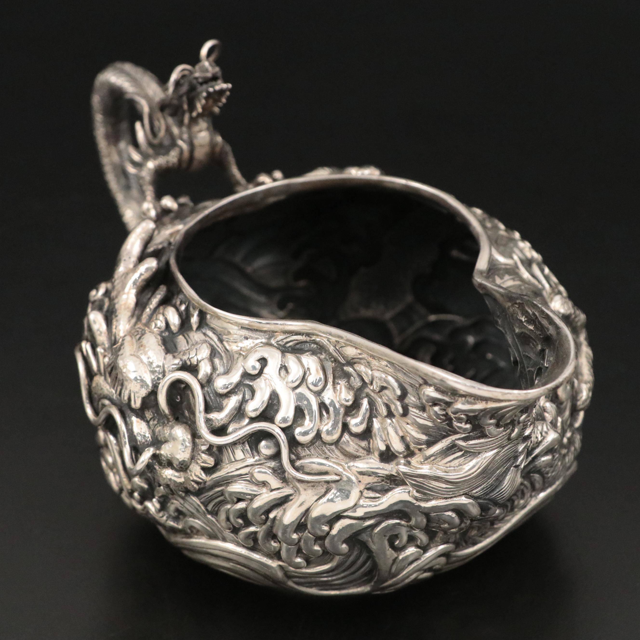 Samurai Shokai Japanese Sterling Silver Creamer