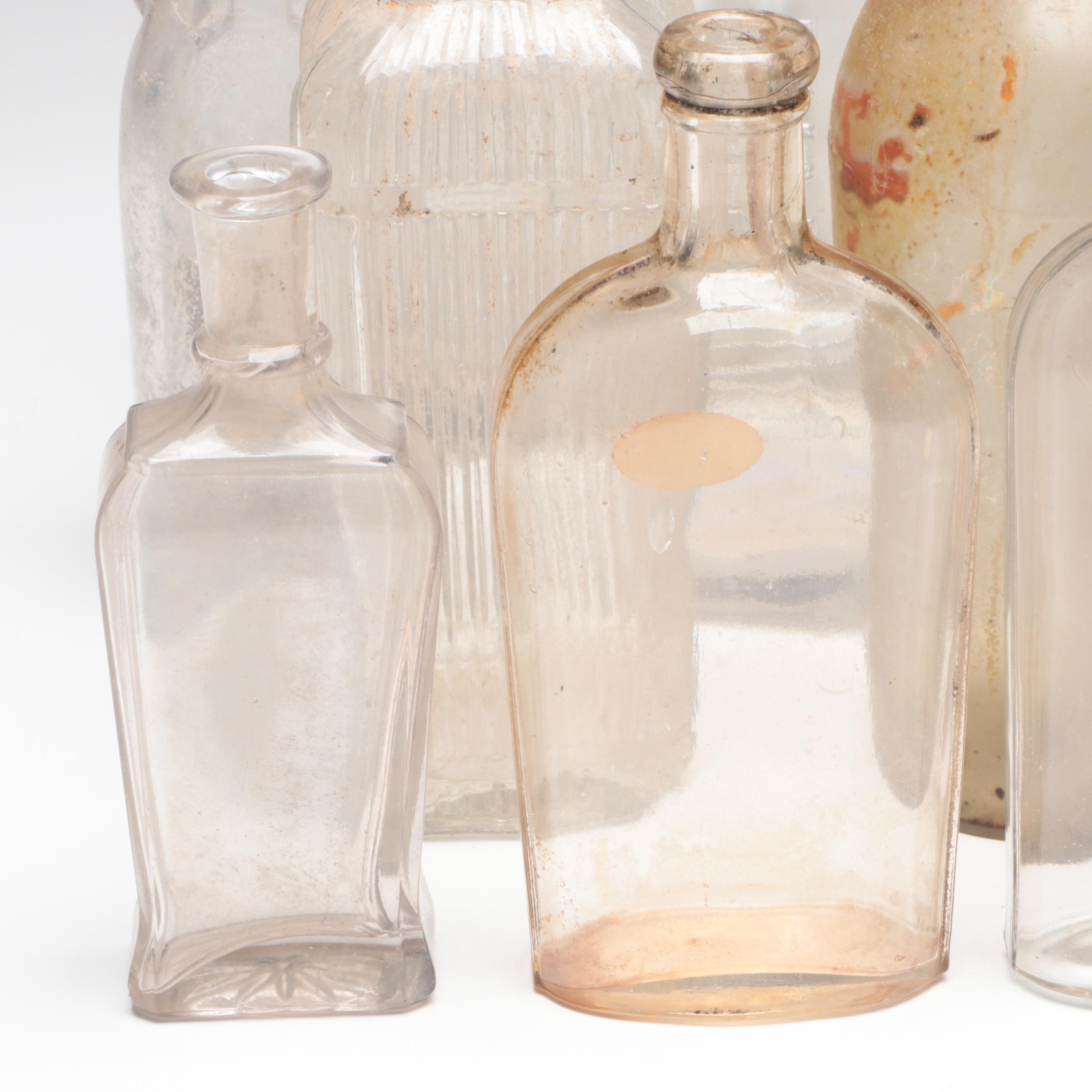 Watkins, Mammoth Cave Whiskey and Other Glass Bottles