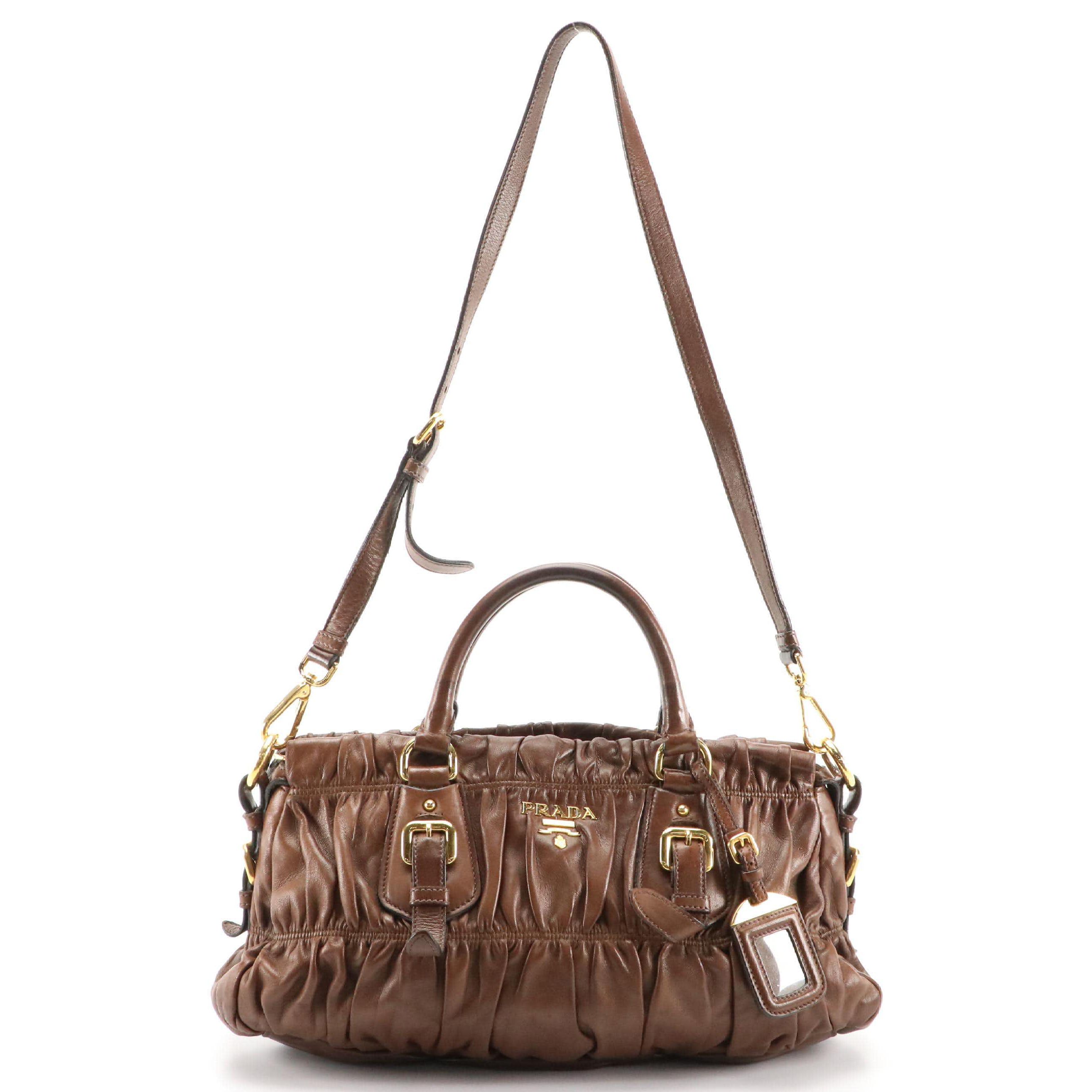 Prada Gaufre Nappa Leather Two-Way Bag