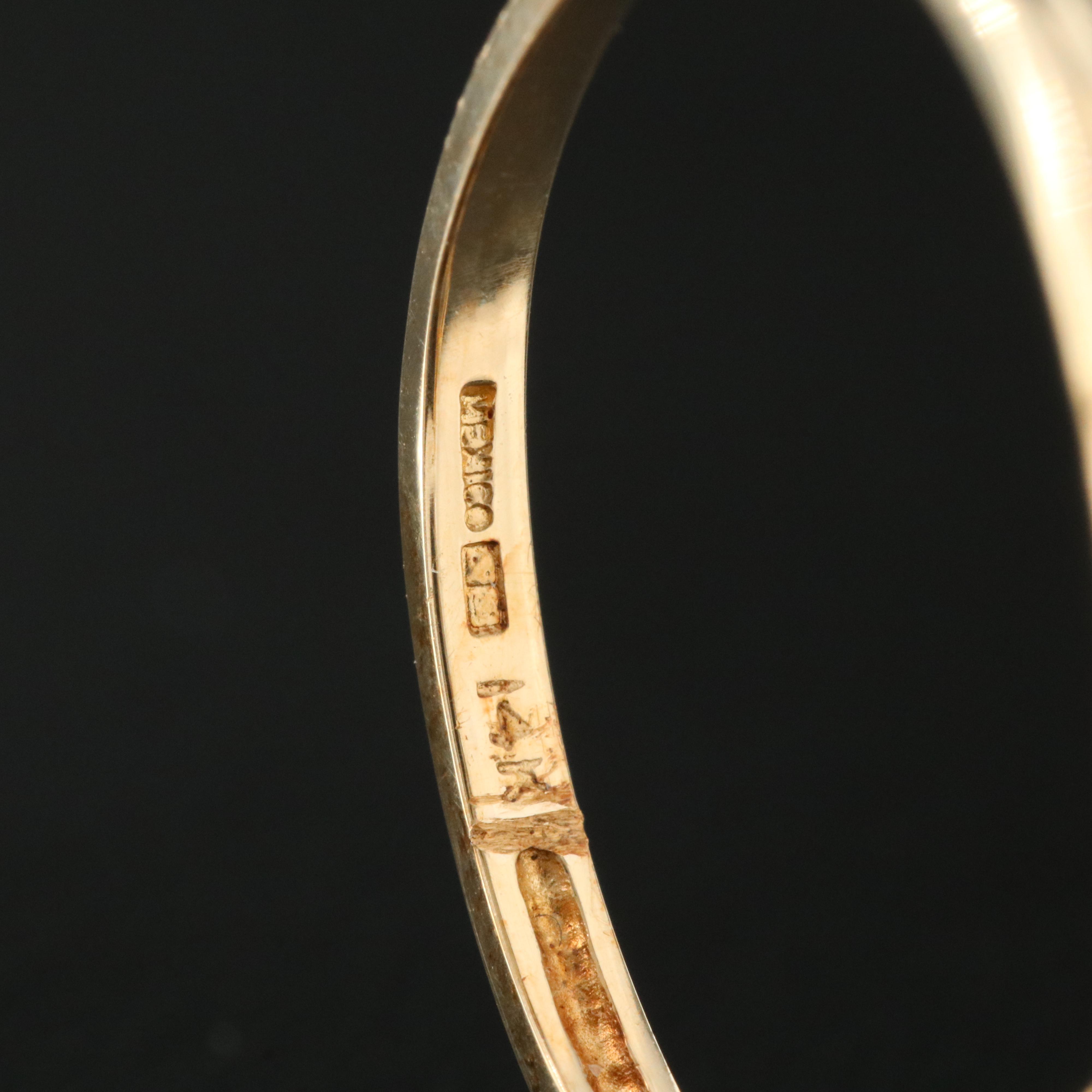 14K Swiss Blue Topaz and Diamond Ring