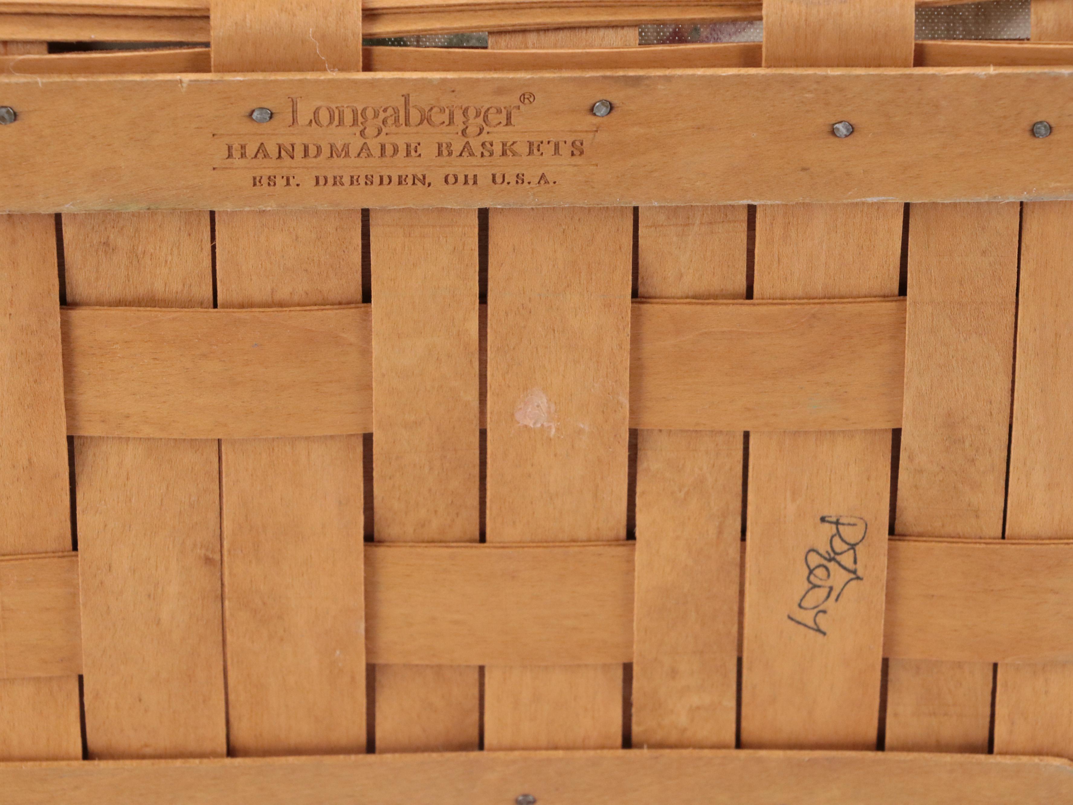 Longaberger Woven Maple Baskets with Liners