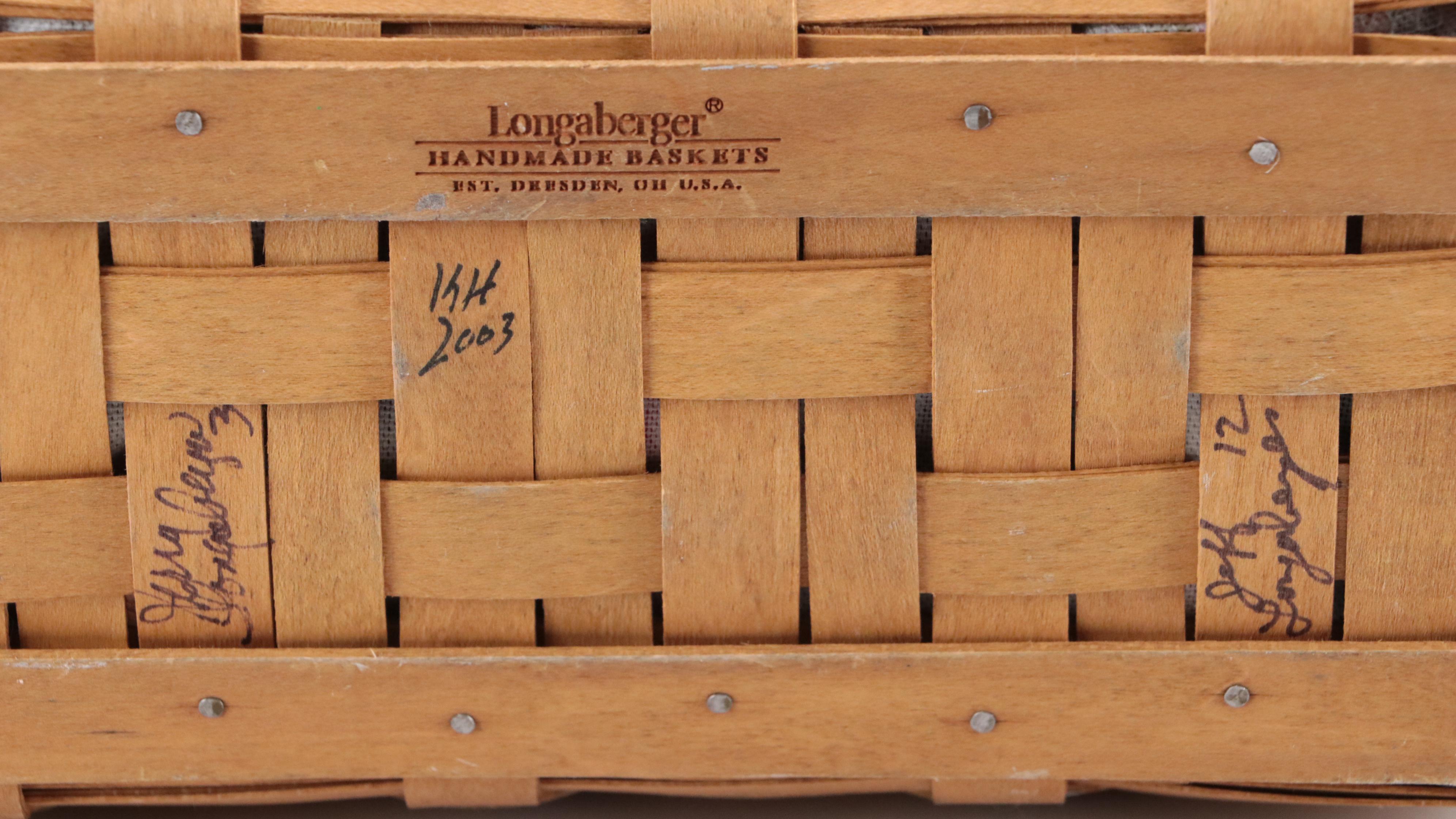 Longaberger Woven Maple Baskets with Liners