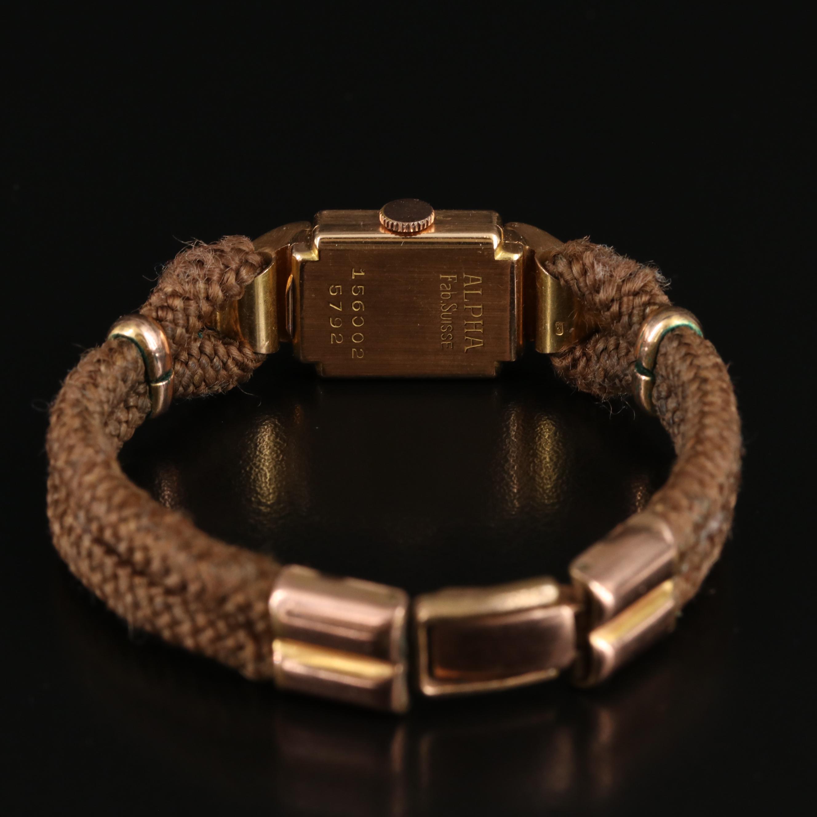 18K Alpha Swiss Made Watch