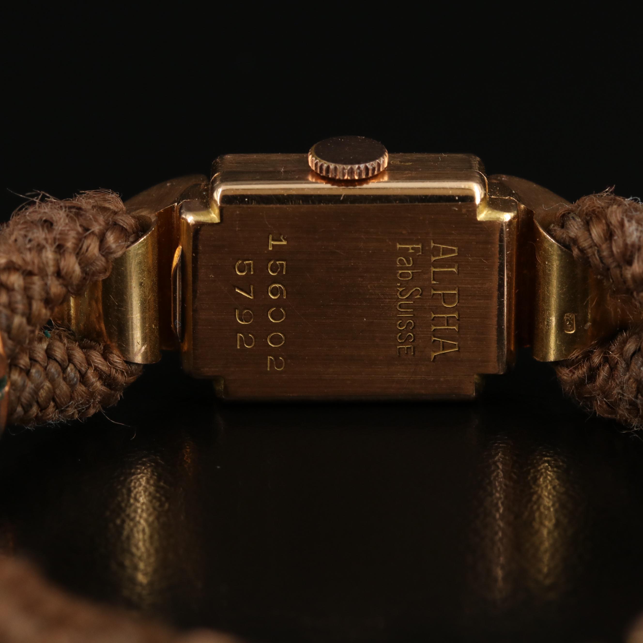 18K Alpha Swiss Made Watch