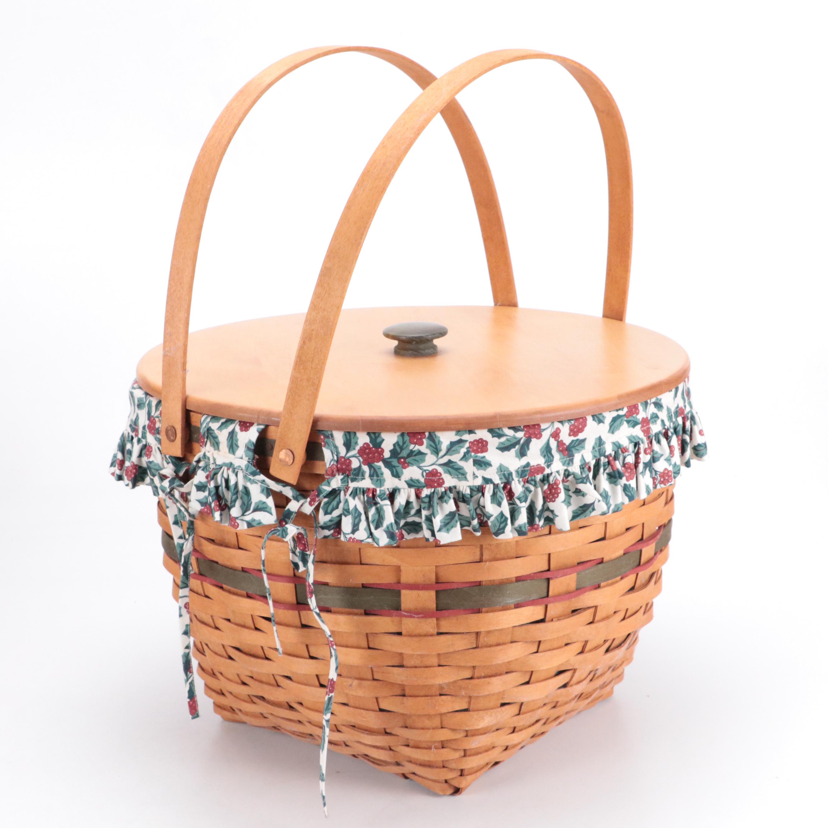Longaberger Woven Maple Baskets with Liners
