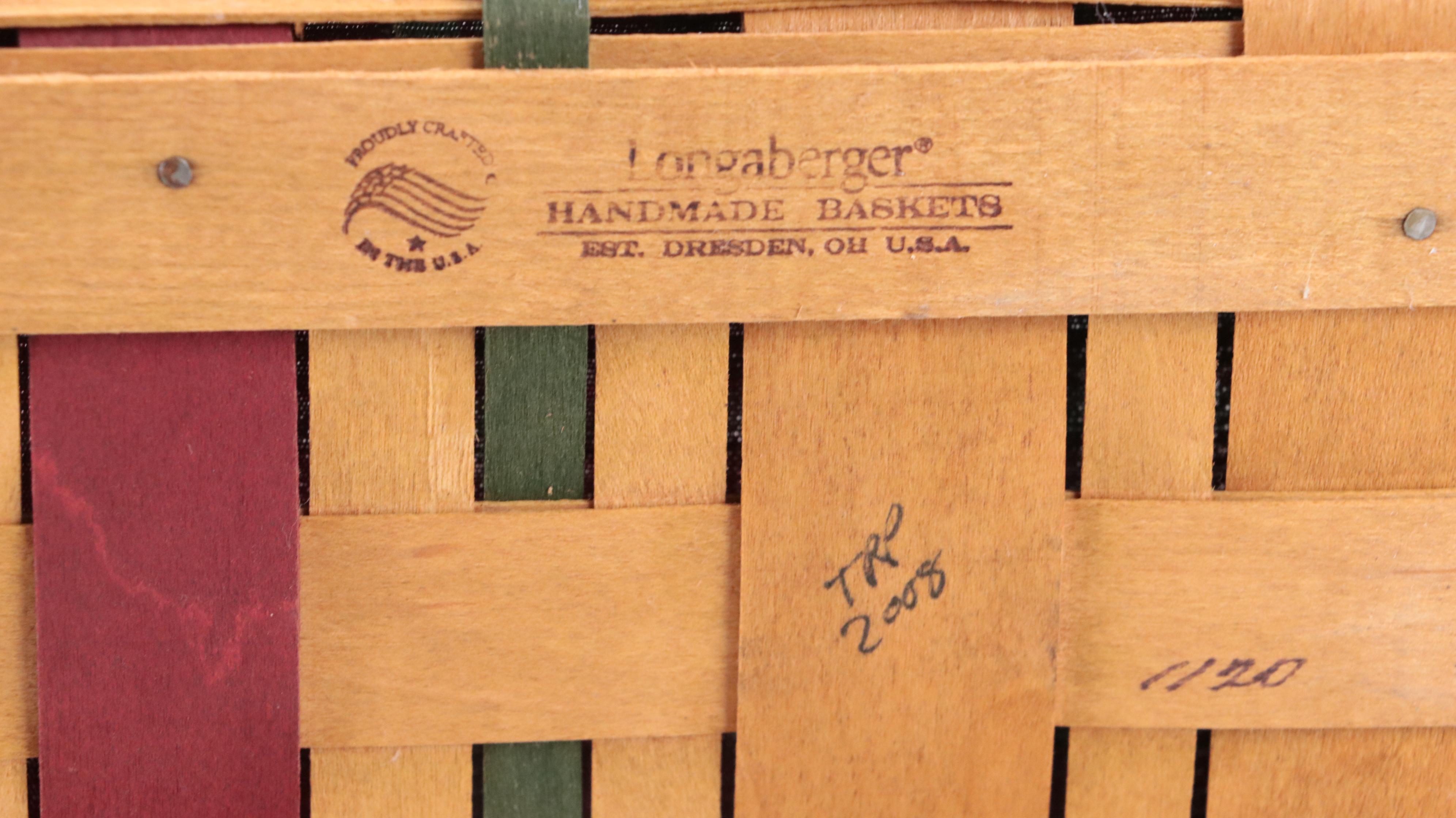 Longaberger Woven Maple Baskets with Liners