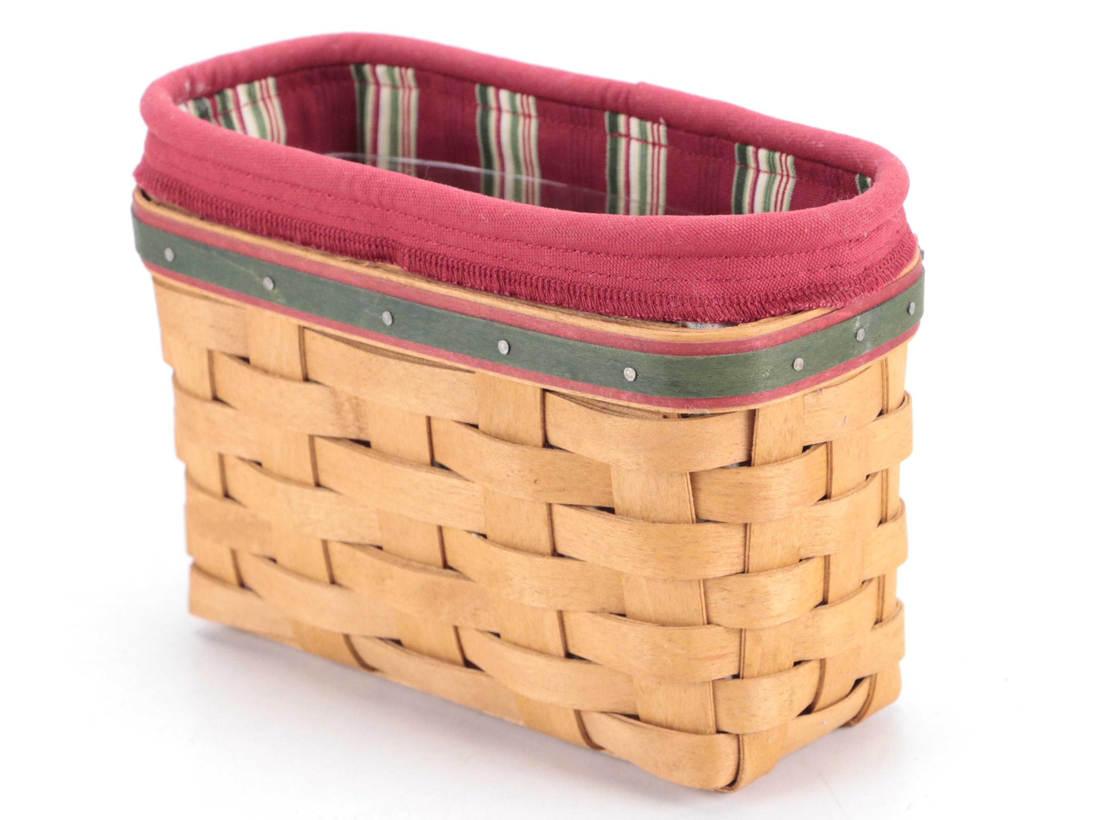 Longaberger Woven Maple Baskets with Liners