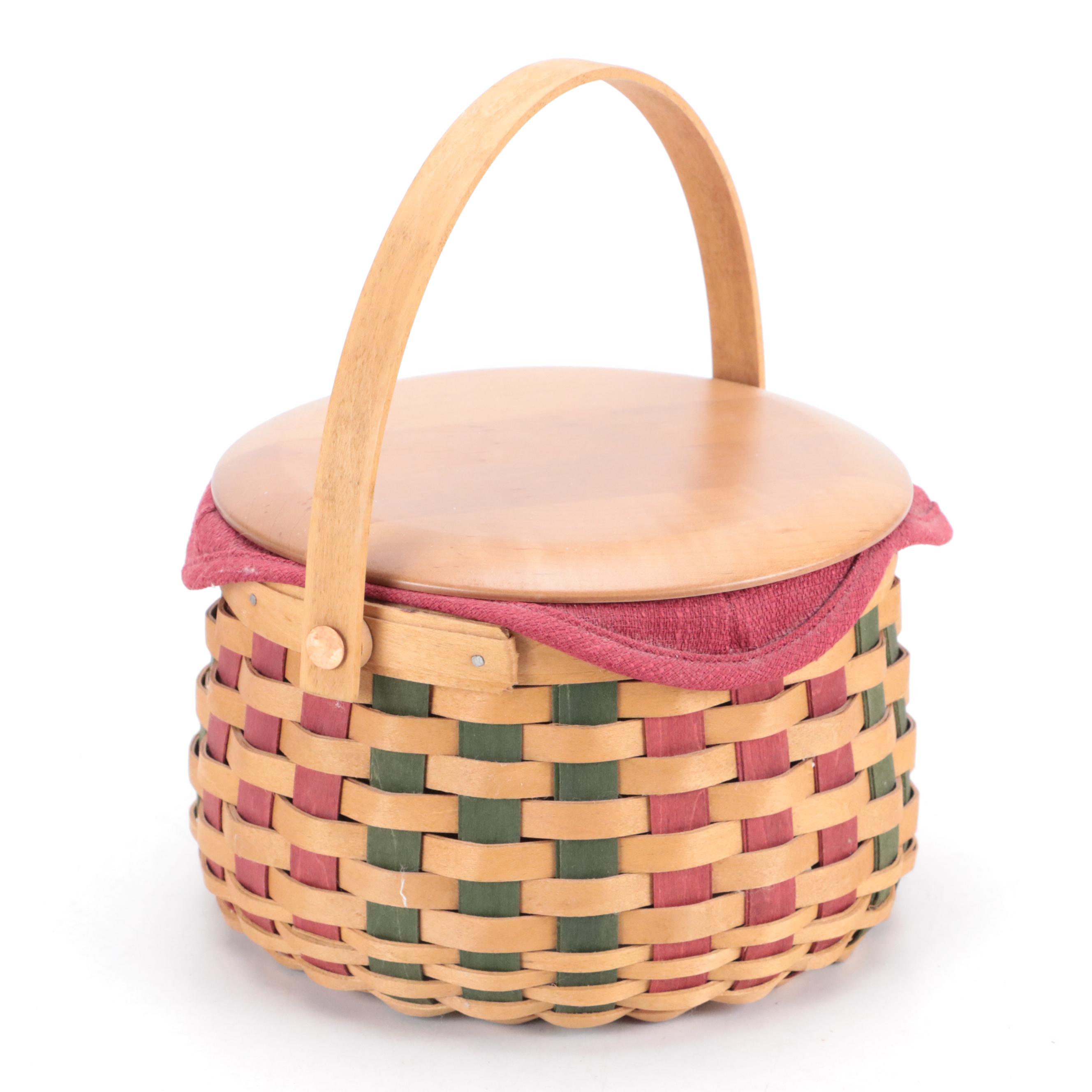 Longaberger Woven Maple Baskets with Liners