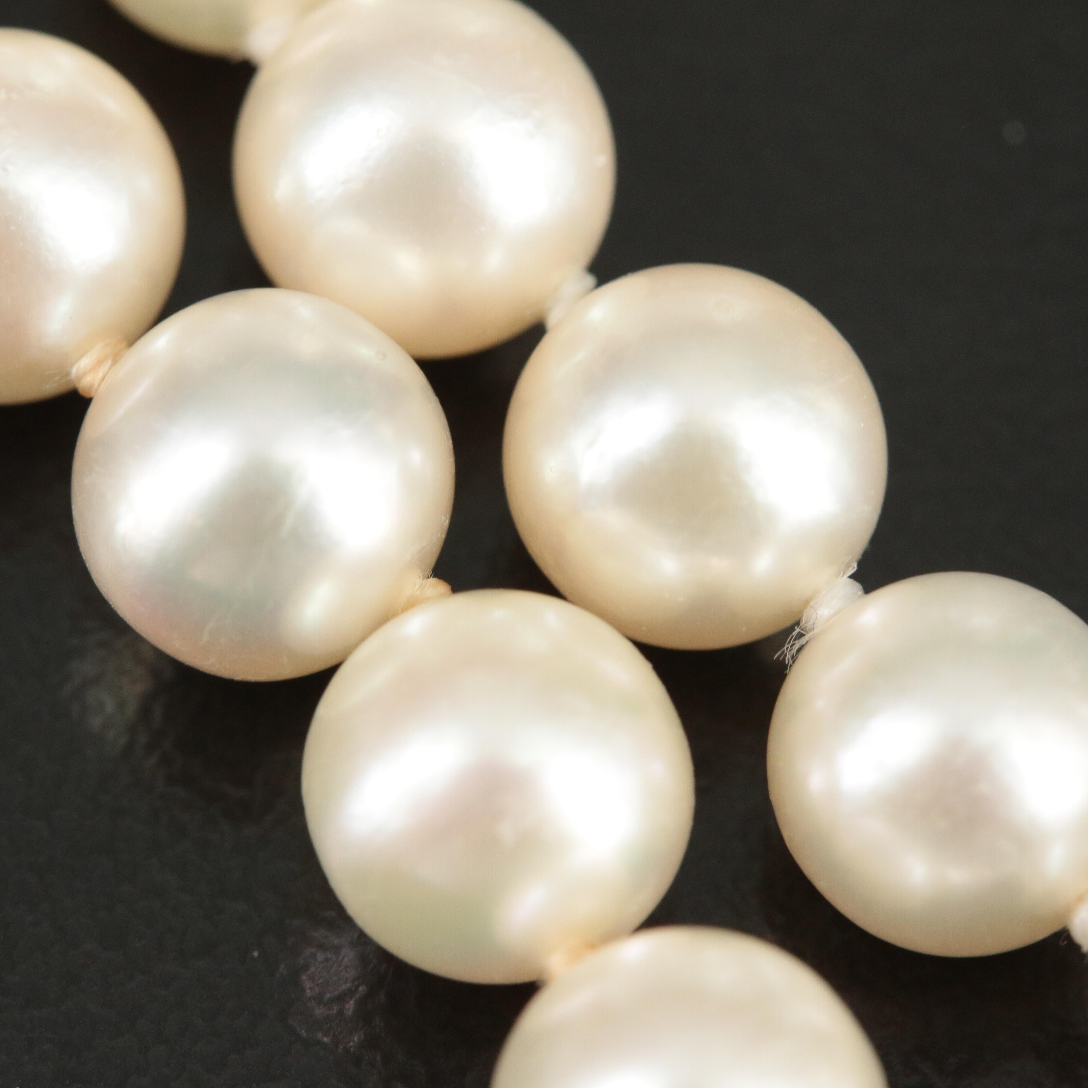 Mikimoto Pearl Bracelet with 18K Clasp