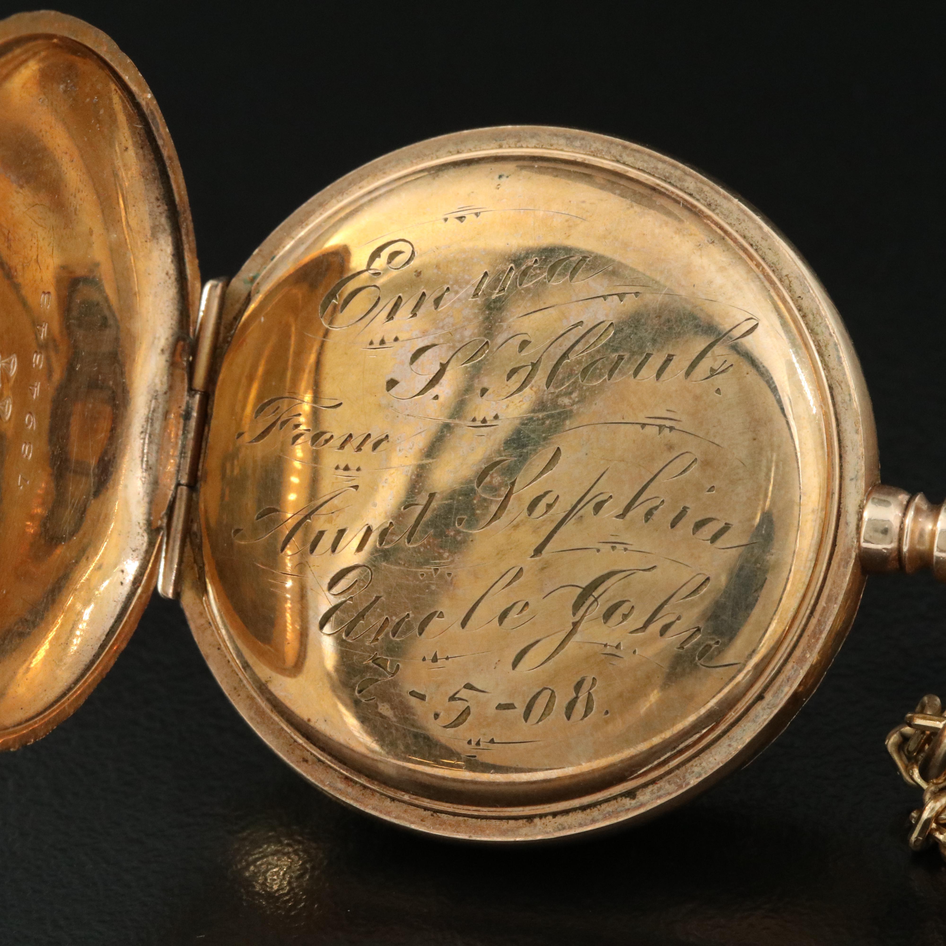 American Made Pocket Watch for Oskamp Jewelry Co.