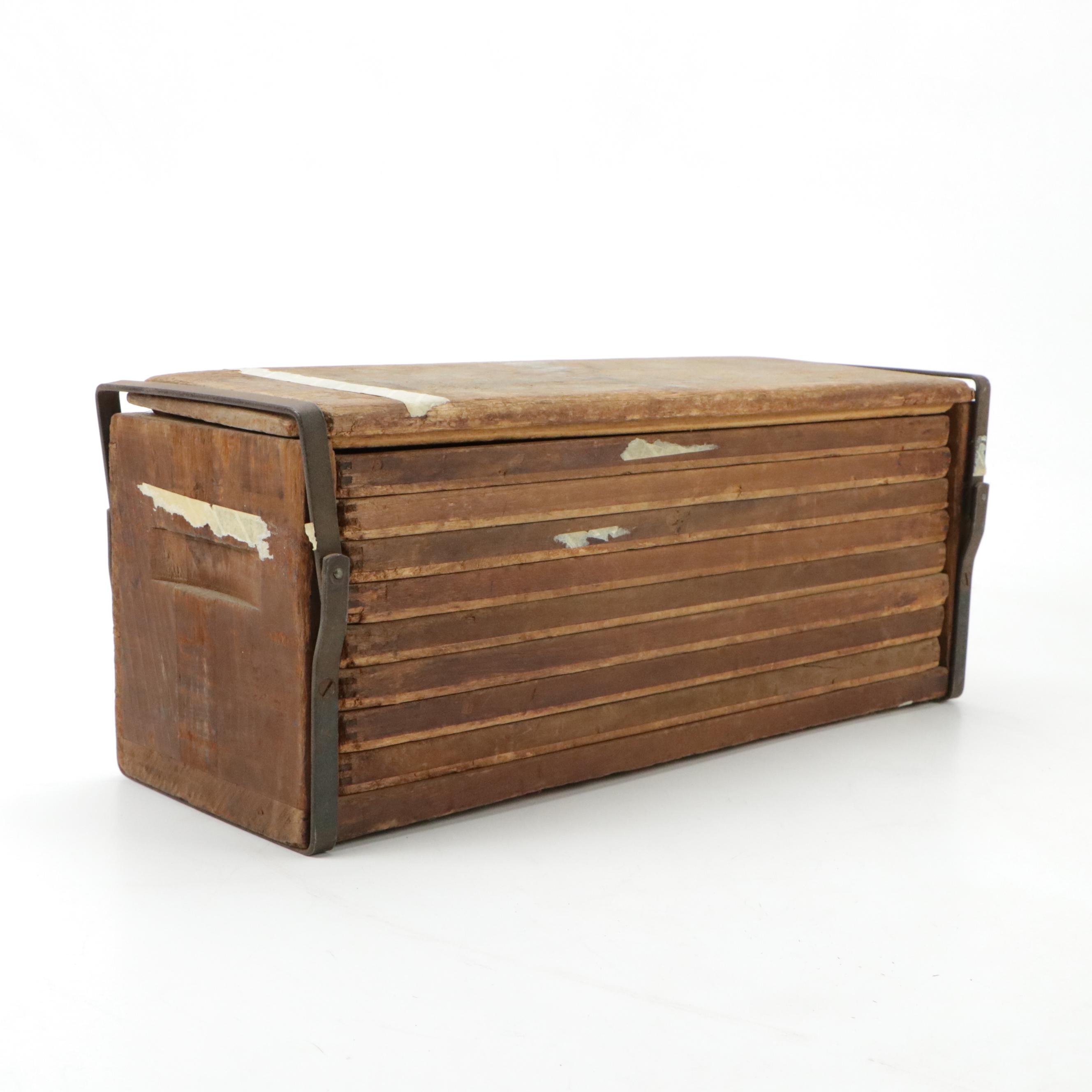 Wood and Iron Maduro Tobacco Leaf Curing Cabinet