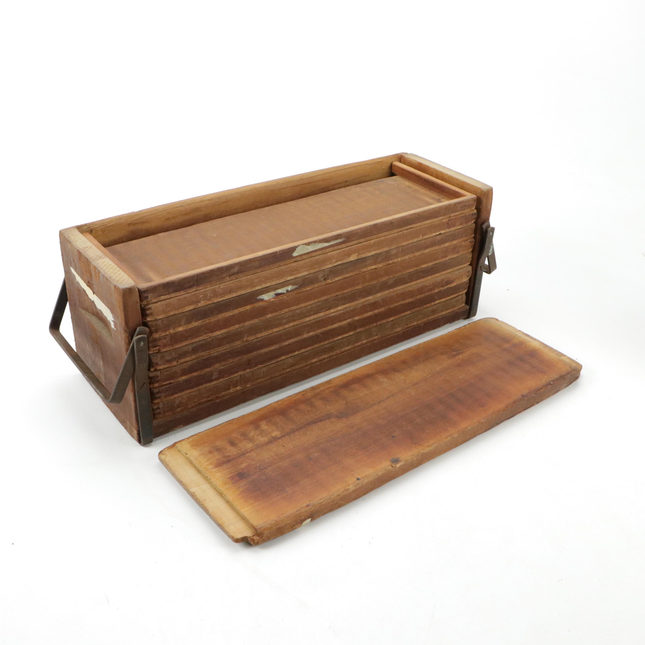 Wood and Iron Maduro Tobacco Leaf Curing Cabinet