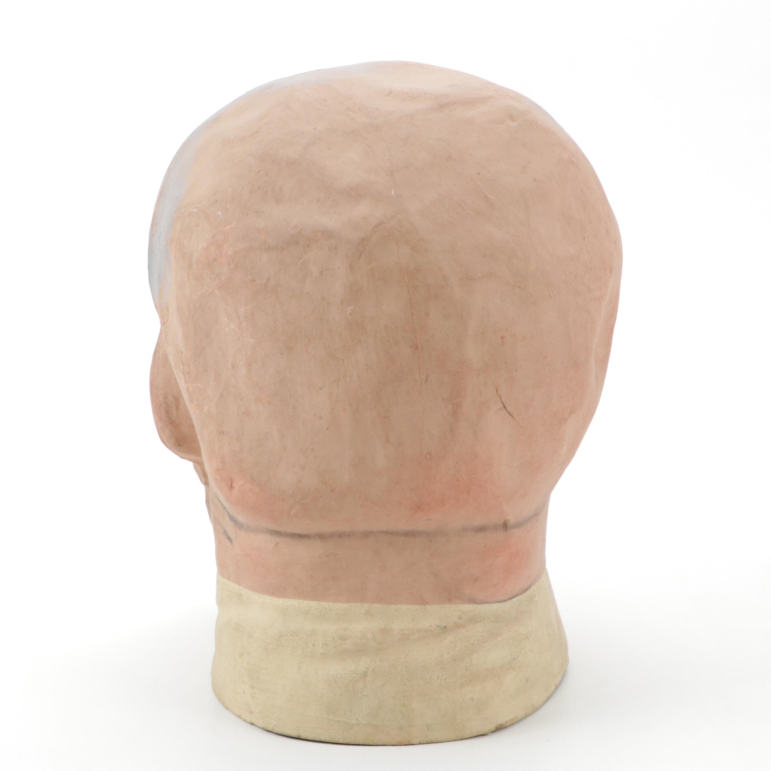 German Handcrafted Papier-Mâché Wearable Full Head Mask and Hands